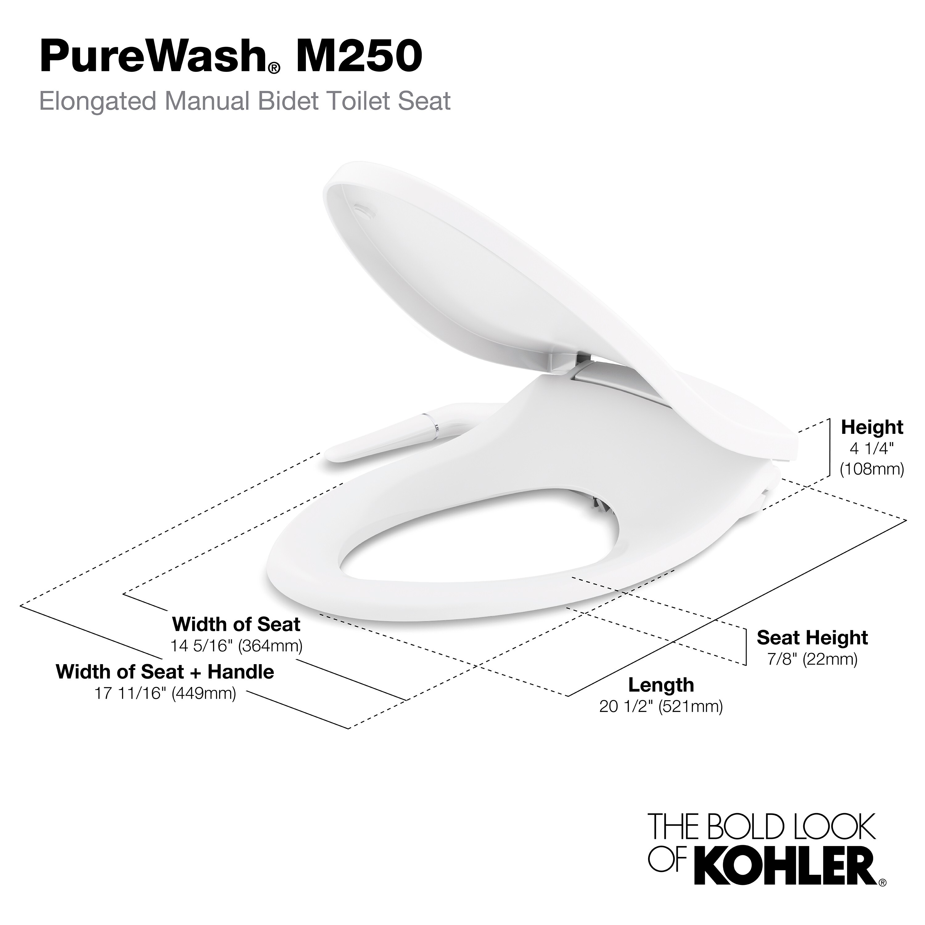 KOHLER K-5724-96 Bidet-Toilet-Seats - View #7