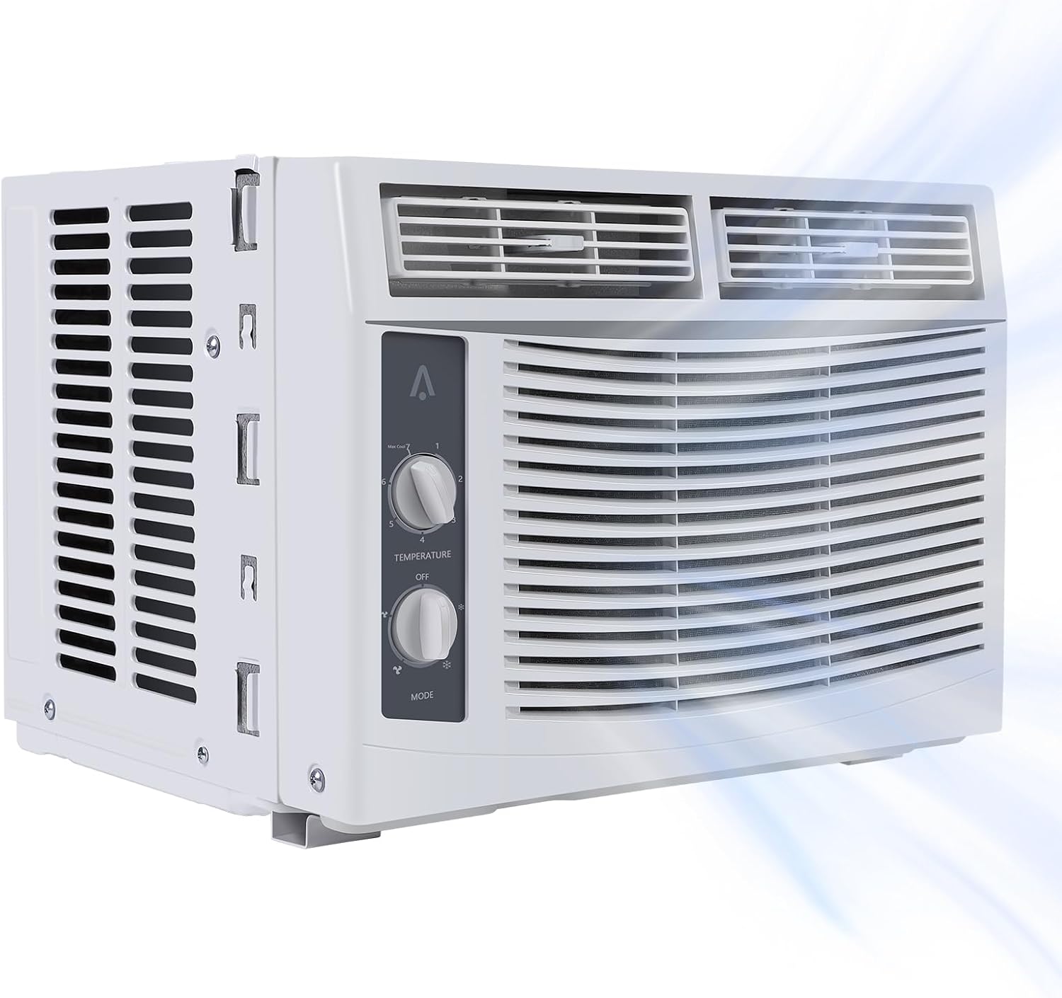 Qeetex GWPHO-0Y8ALVOQ 5000 BTU Window Mounted Air Conditioner Window AC Units with Mechanical Controls Temperature Control Perfect for Small Bedroom Living Room Home Office