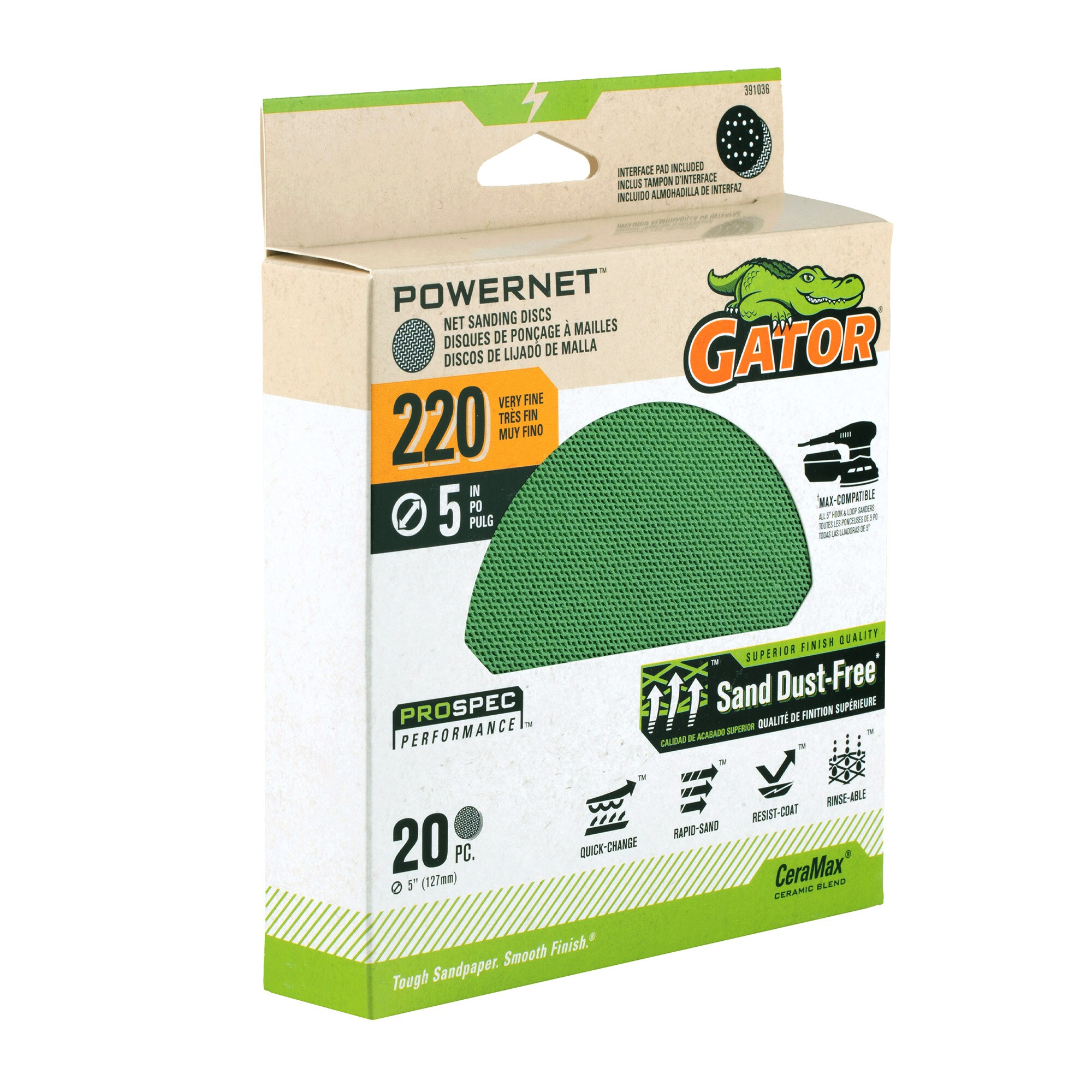 Gator 391036 Pt-Sandpaper - View #6