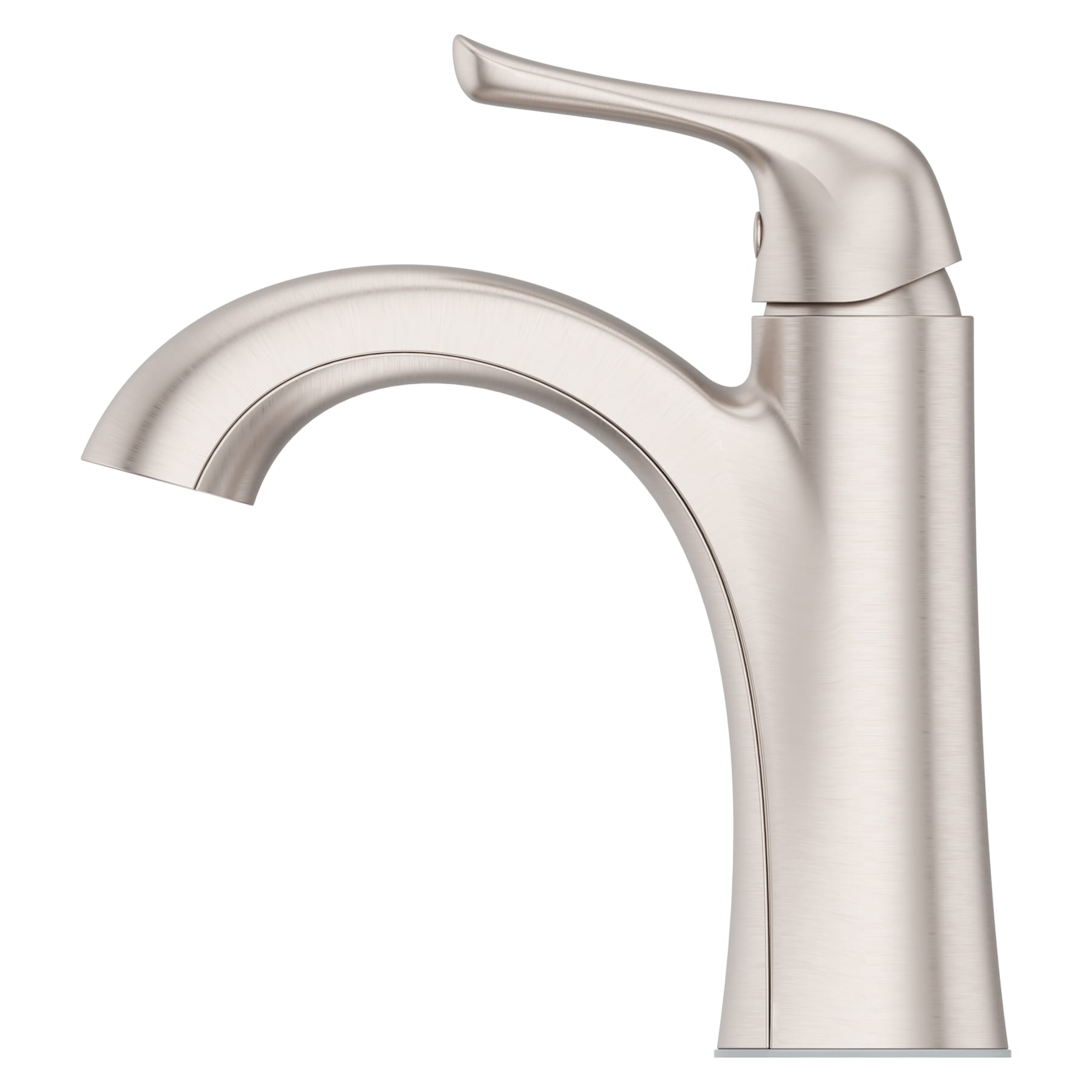 Willa Brushed Nickel Single Handle Bathroom Faucet