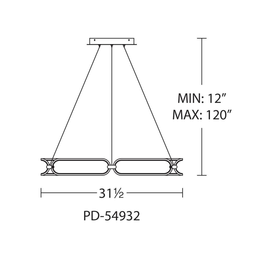 dweLED PD-54932-BN Pendant-Lights - View #2