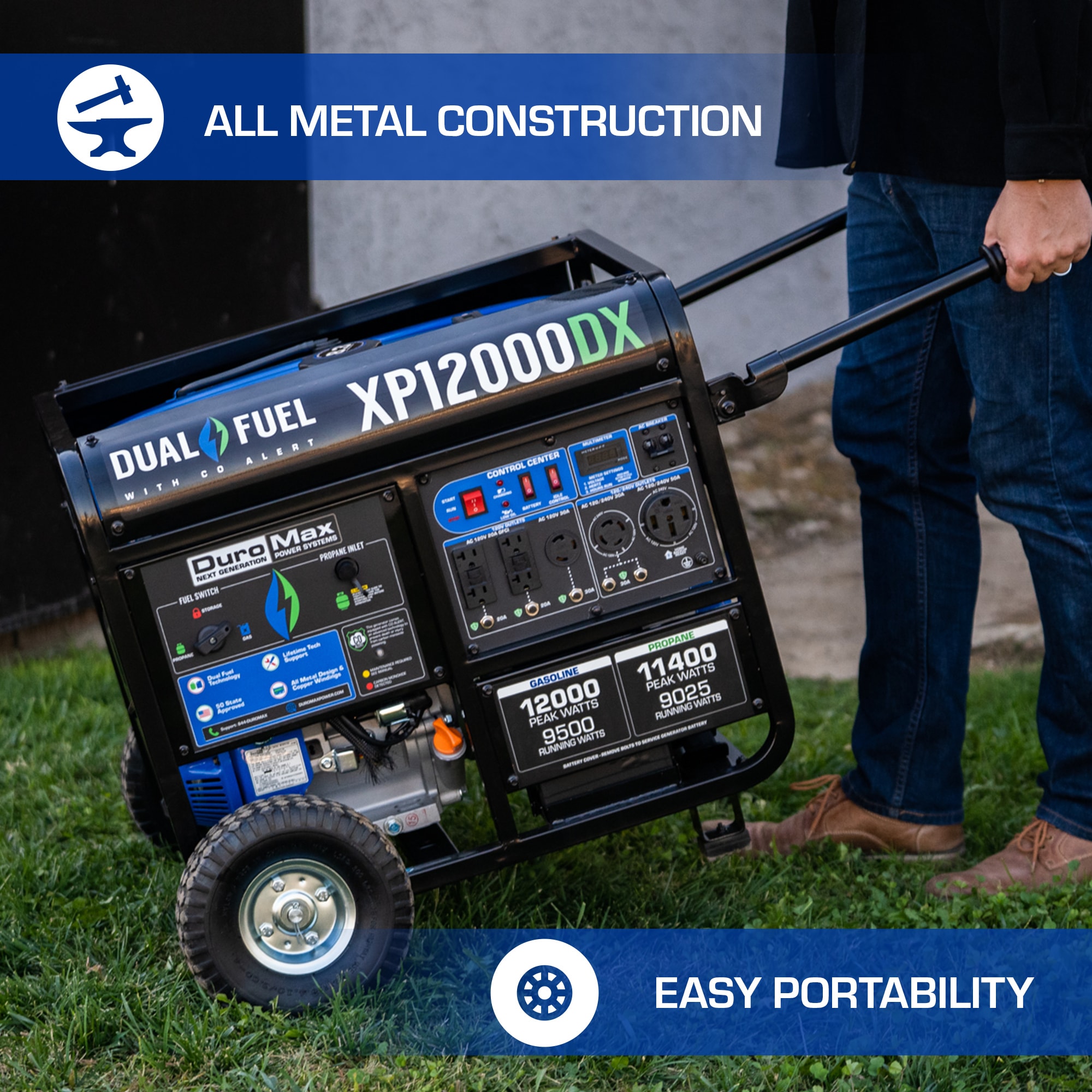 DuroMax XP12000DX Portable-Generators - View #9