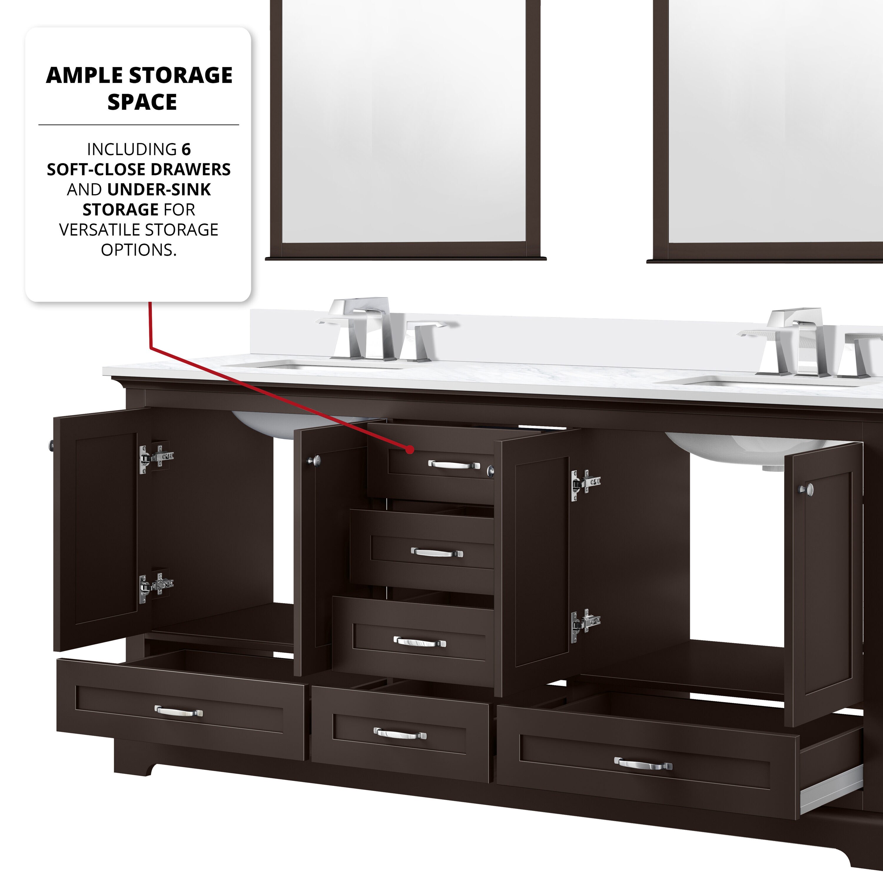 Lexora LVD72DG300 Bath-Vanity-Combo - View #7