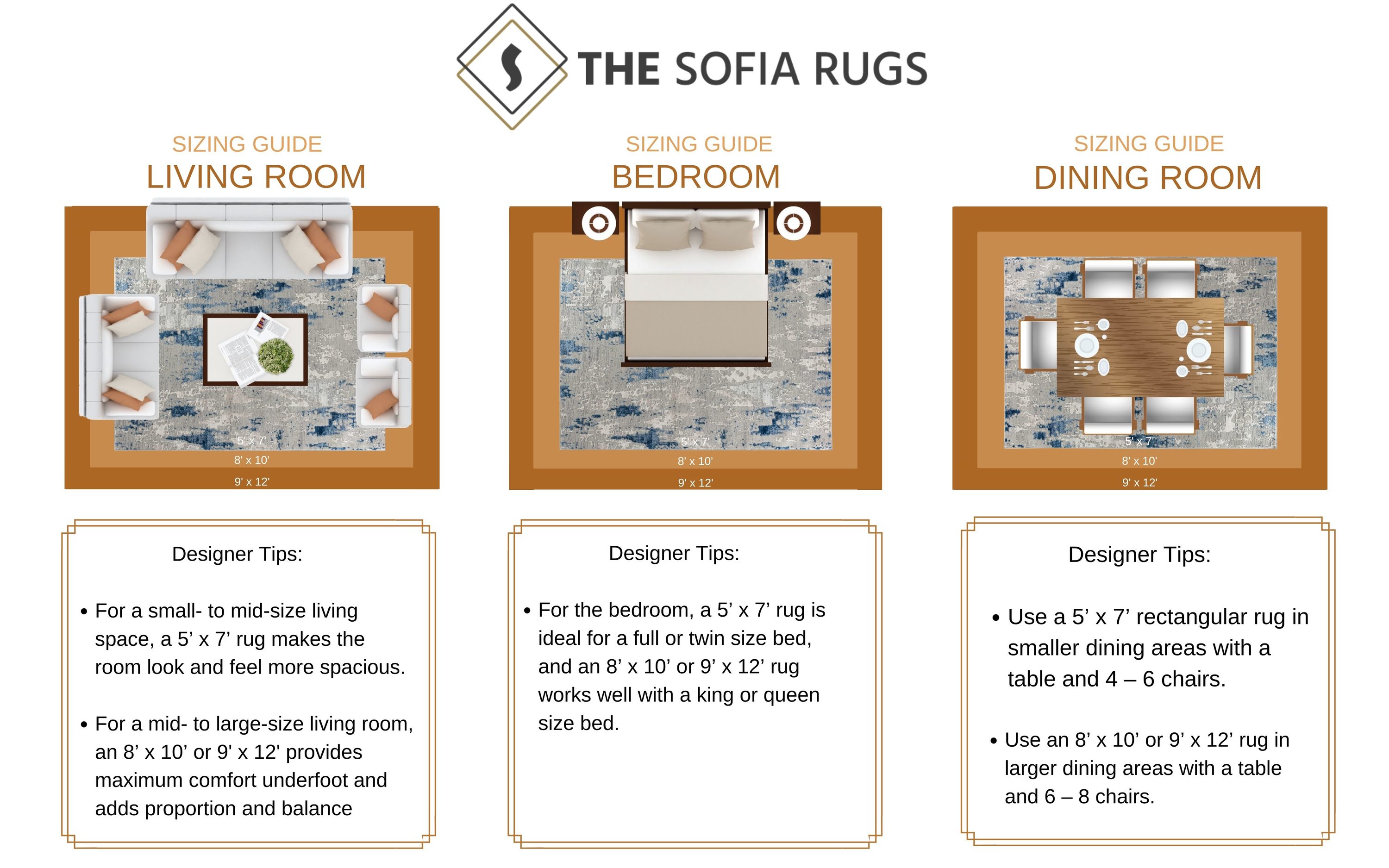 The Sofia Rugs LARA-4398A-DB57 rugs - View #9