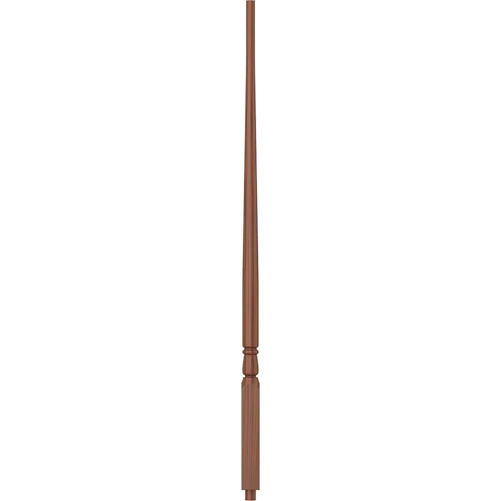 L.J. Smith Stair Systems S-5015-C 34 34-in x 1.25-in Unfinished Cherry Pin Top Stair Baluster