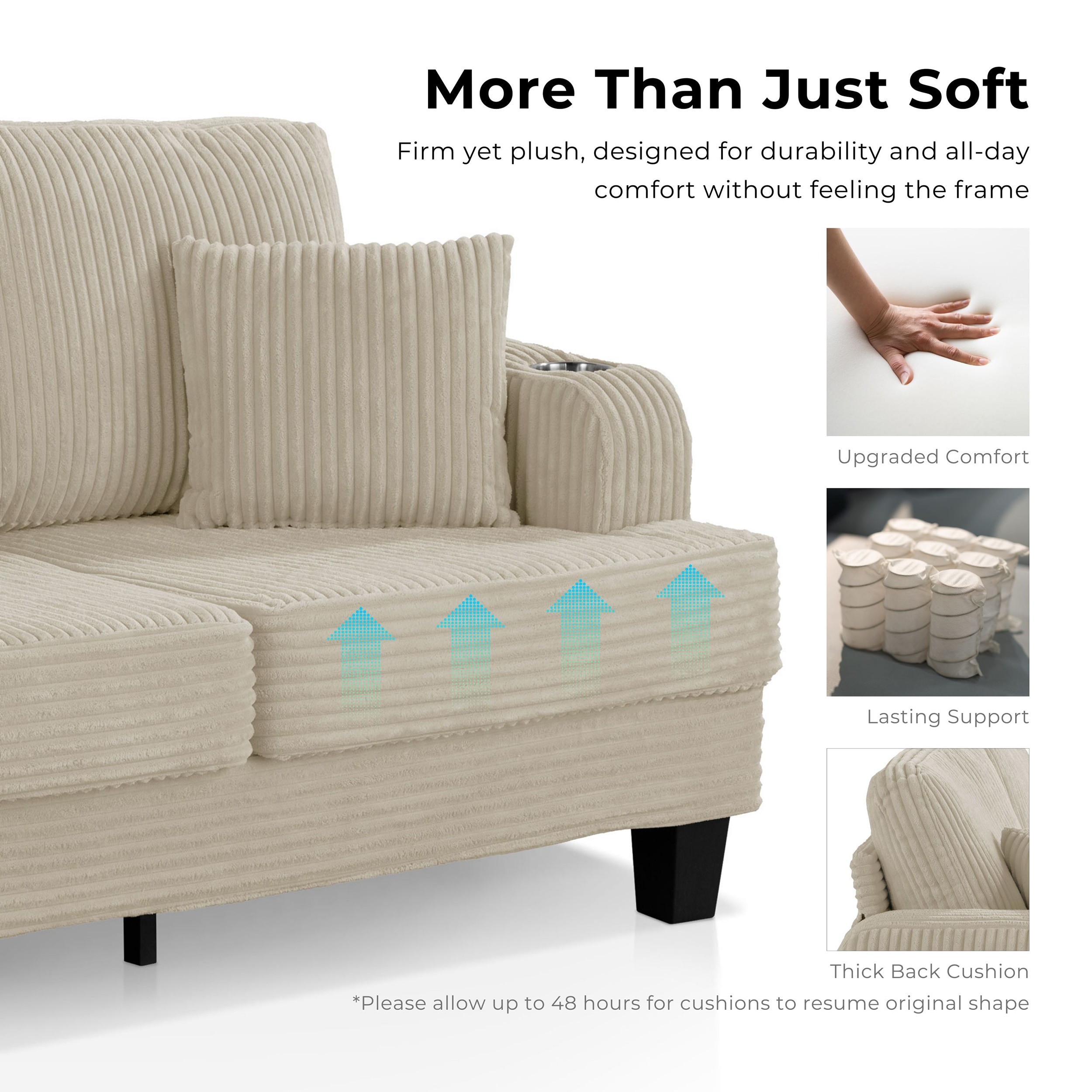 Furniture of America IDF-SL6932DG-LV Sofas-Loveseats - View #12