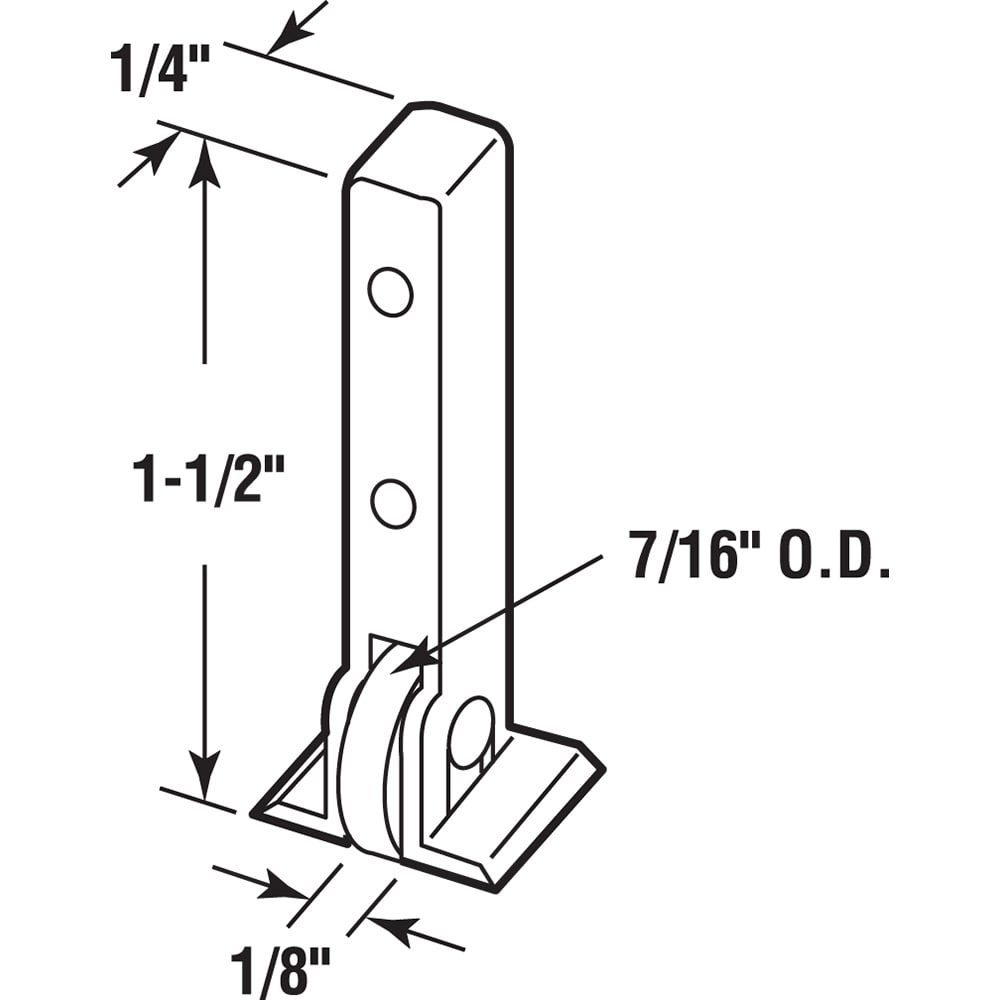 Prime-Line G 3004 Horizontal-Sliding-Window-Rollers - View #2