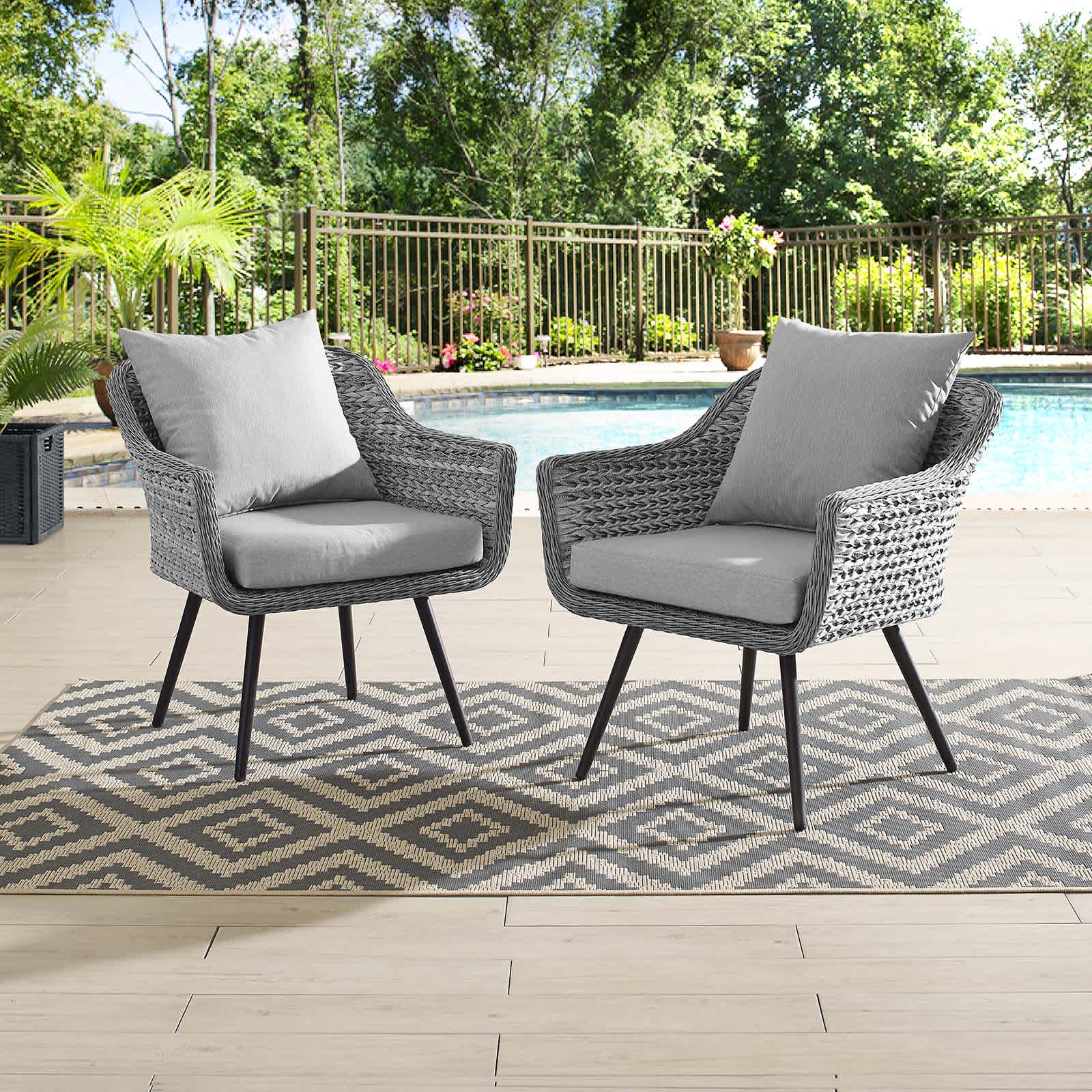 Modway EEI-3176-GRY-GRY-SET Patio-Chairs - View #2