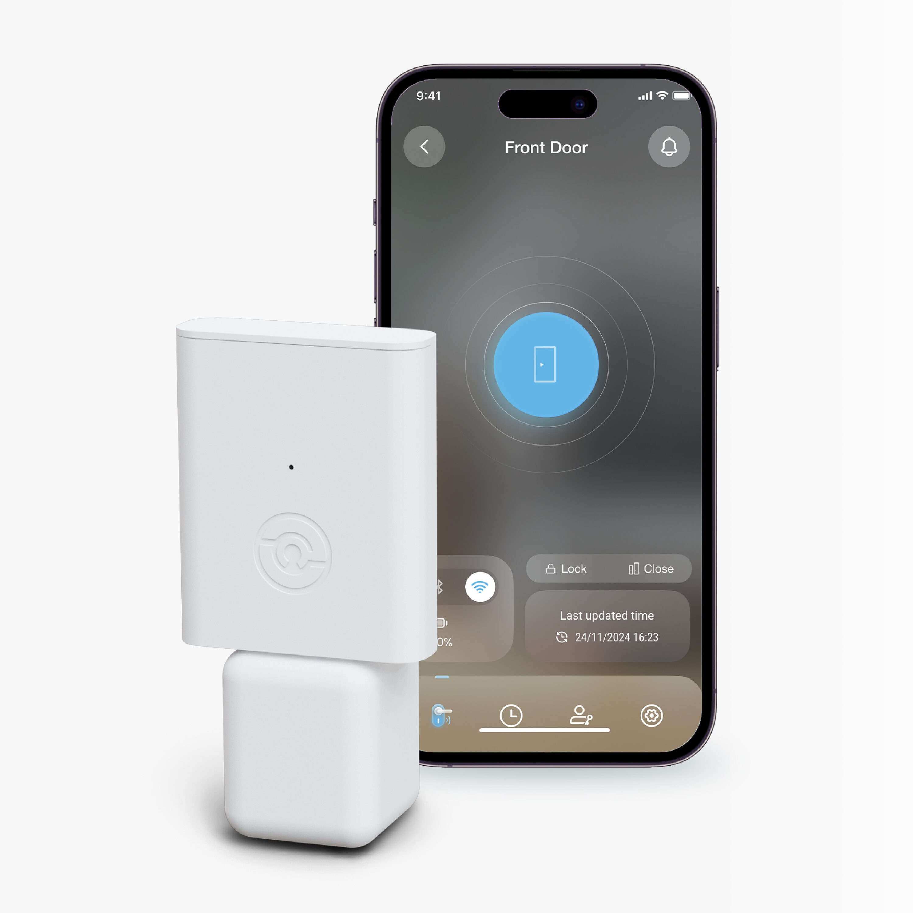 Lockly PGH 200 Secure Link Wi-Fi Hub with Door Sensor Gloss iM1 module 4 -Pack