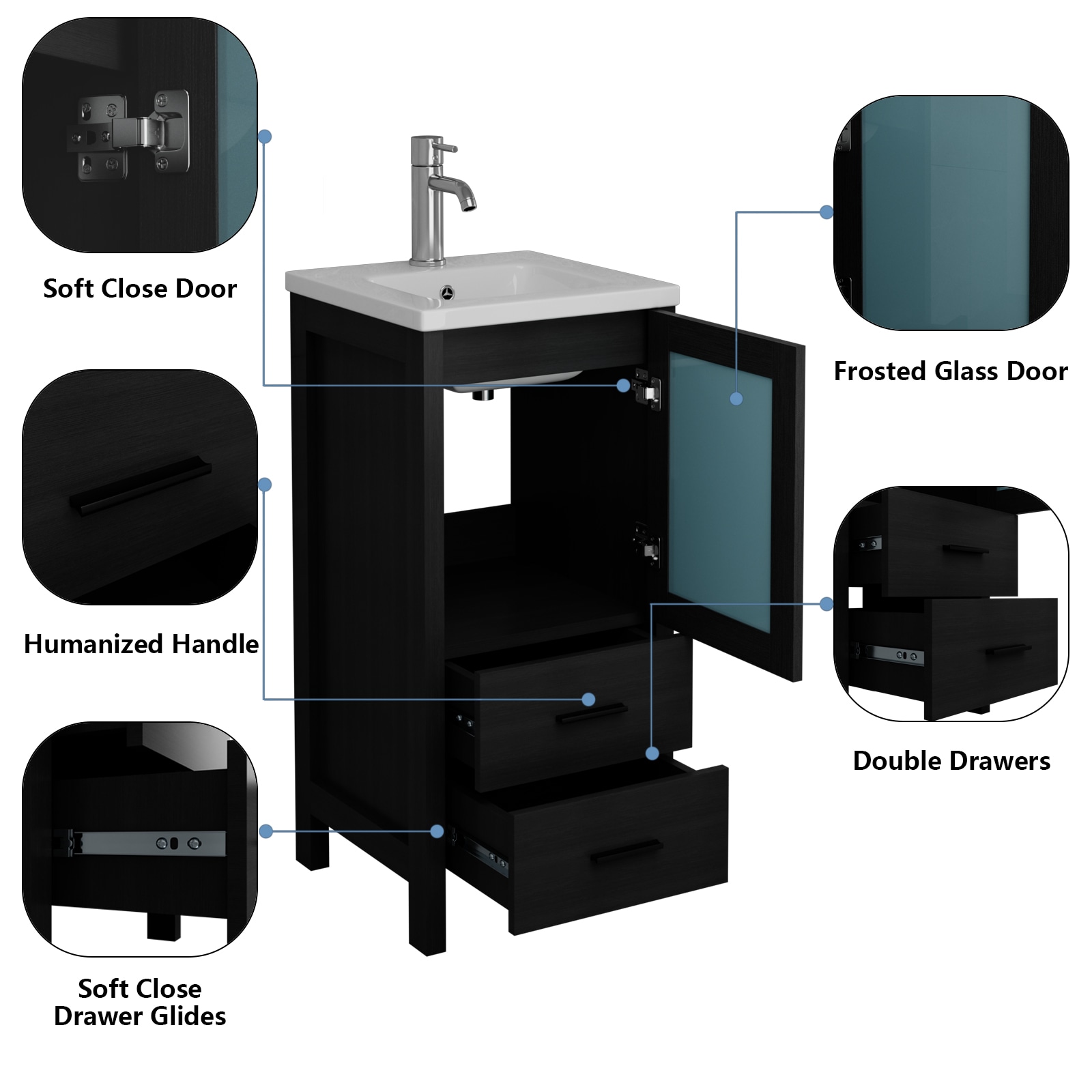WONLINE USBR4786&USBR4788 Bath-Vanity-Combo - View #5