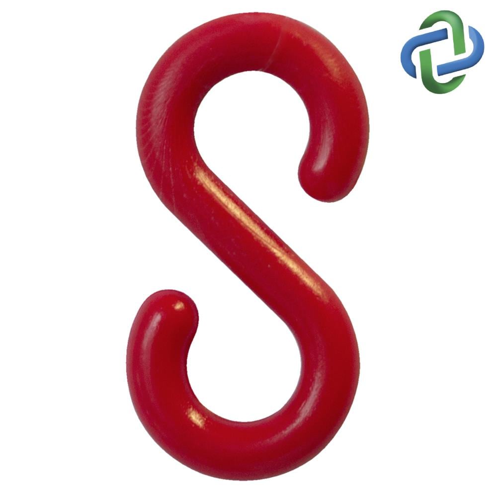 Mr. Chain 0.25-in Red Plastic S-hook (10-Pack) in the Hooks