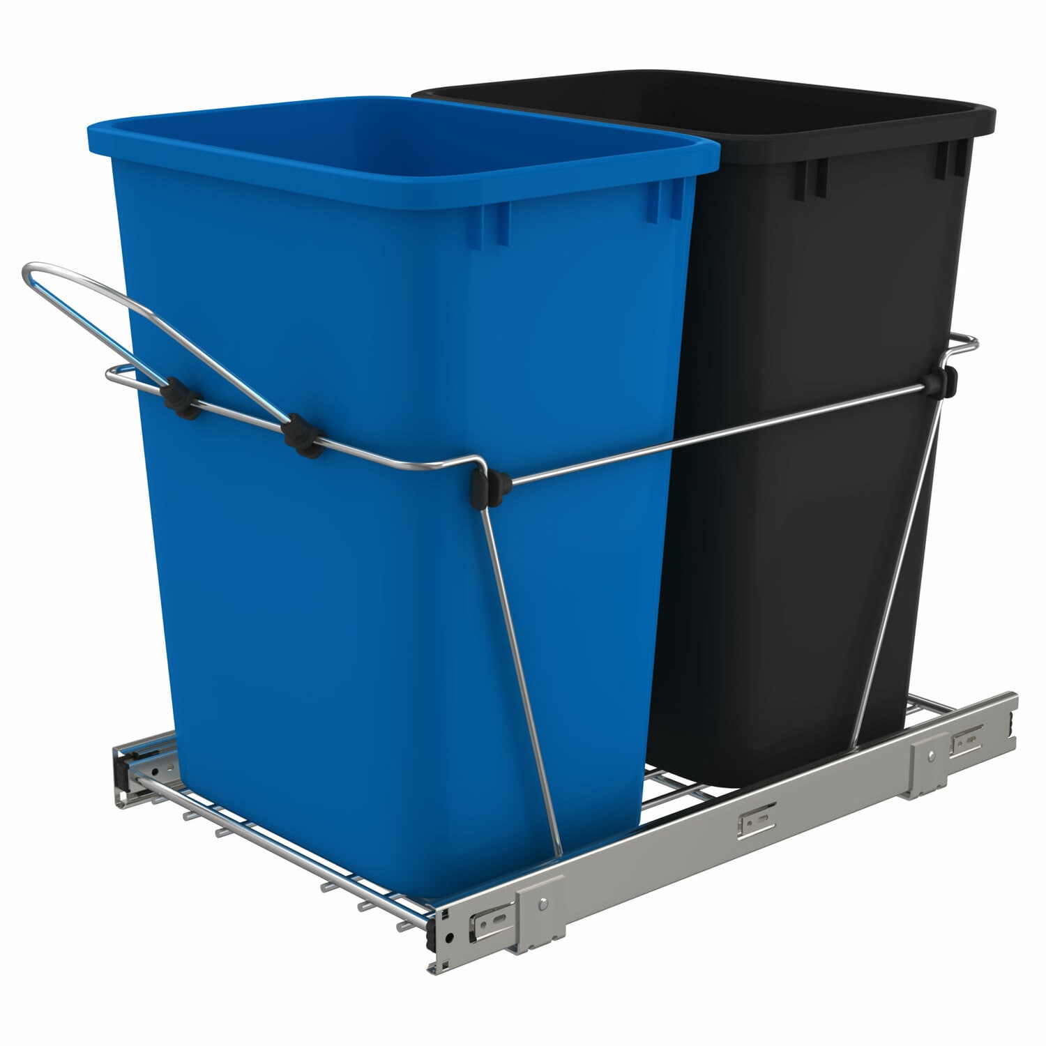 Rev-A-Shelf 252039 14-in x 22-in 19-in 35-Quarts 2 Pull-out trash can