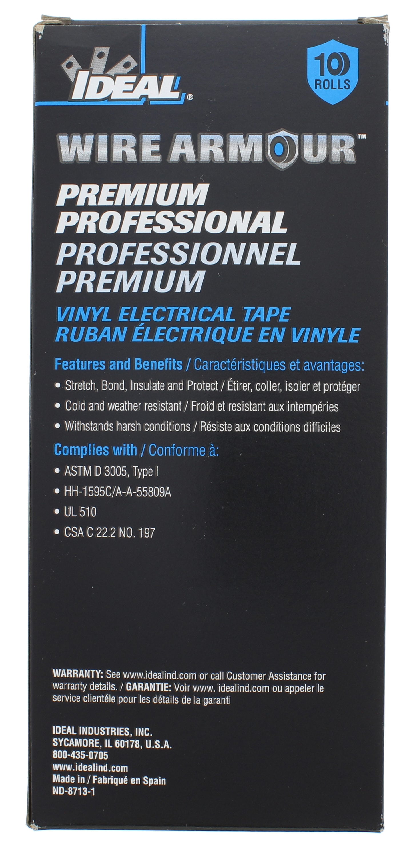 Scotch 3/4 in x 66 ft x 0.007 in. #35 Vinyl Electrical Tape, Brown