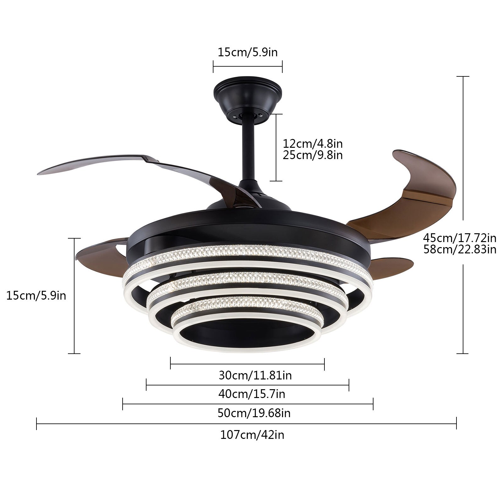 Oukaning JZUCOD3G99HCX Ceiling-Fans - View #4