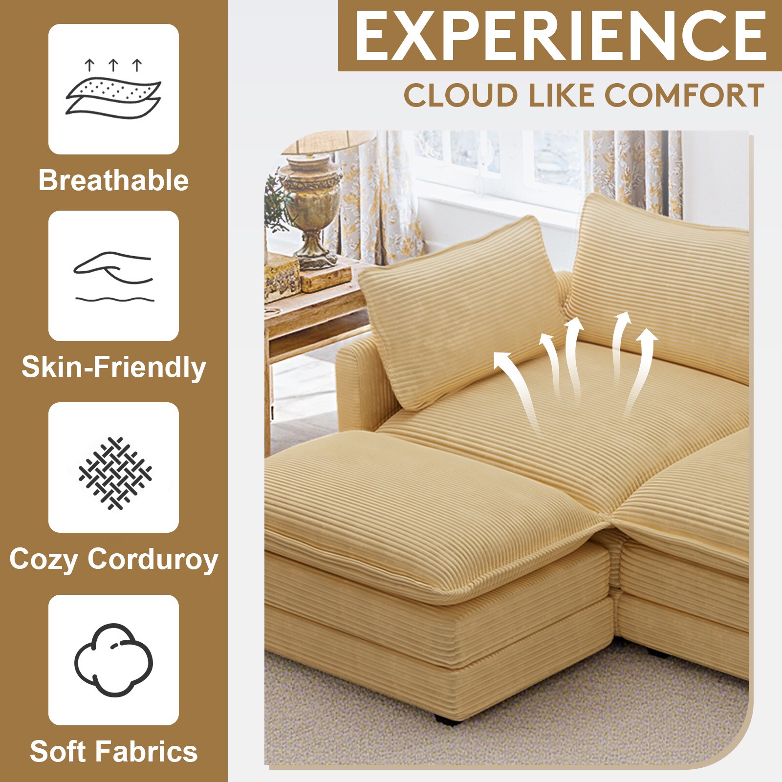 VOUA SAF-MLTER-PK Sofas-Loveseats - View #4