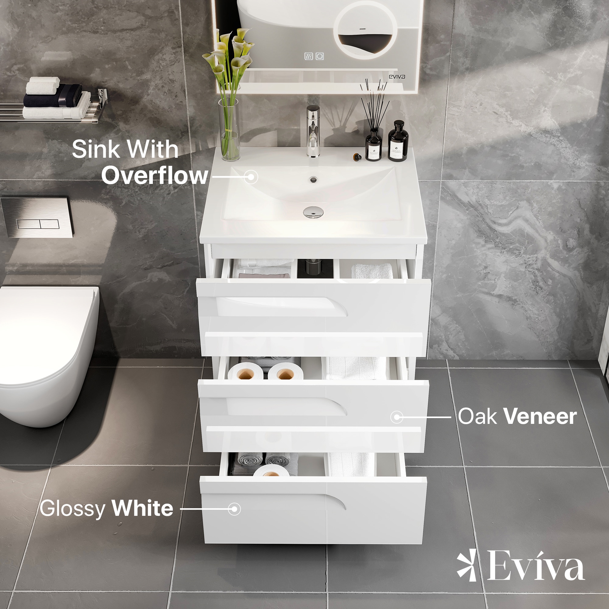 Eviva EVVN23-24WH-FS Bath-Vanity-Combo - View #3