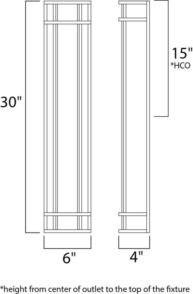 Maxim Lighting 55577WTSN Outdoor-Wall-Lighting - View #2