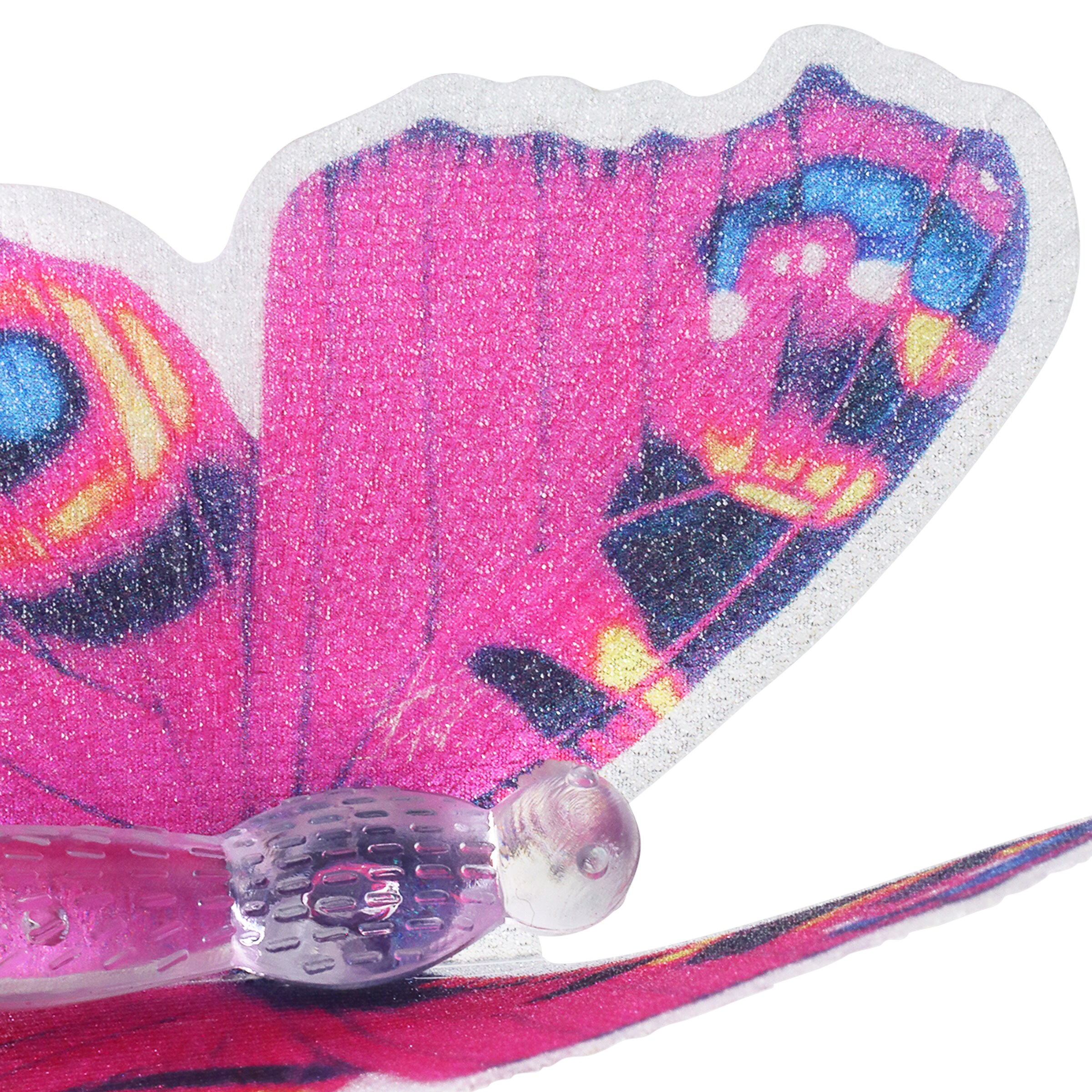 Solar Fiber Optic Butterfly Garden Stakes with Color-Changing LEDs