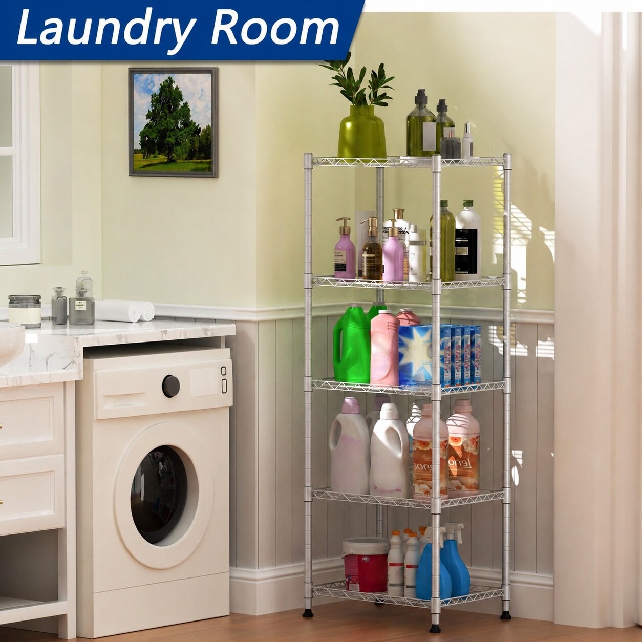 Yichuhaoxi LYI0608Y108 Free-Standing-Shelving - View #3