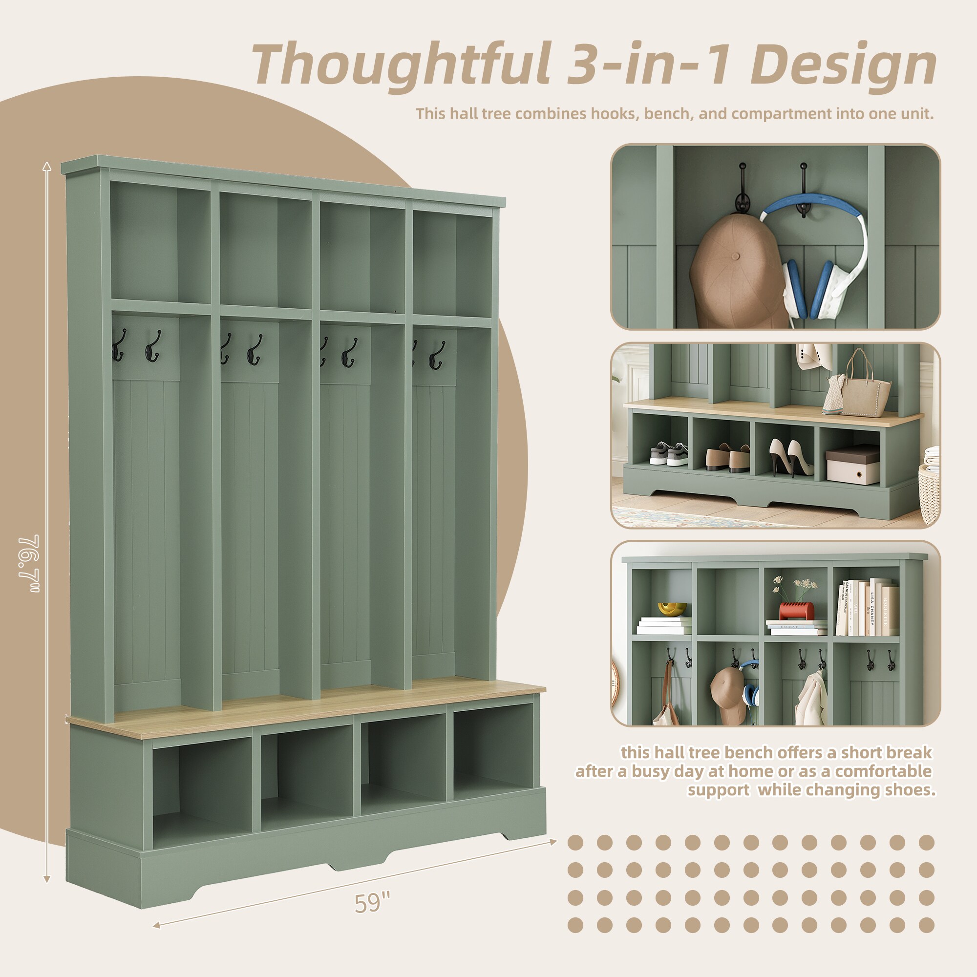 ModernLuxe L3P-N721P292601M Coatrack-Stands-Pedestals - View #2