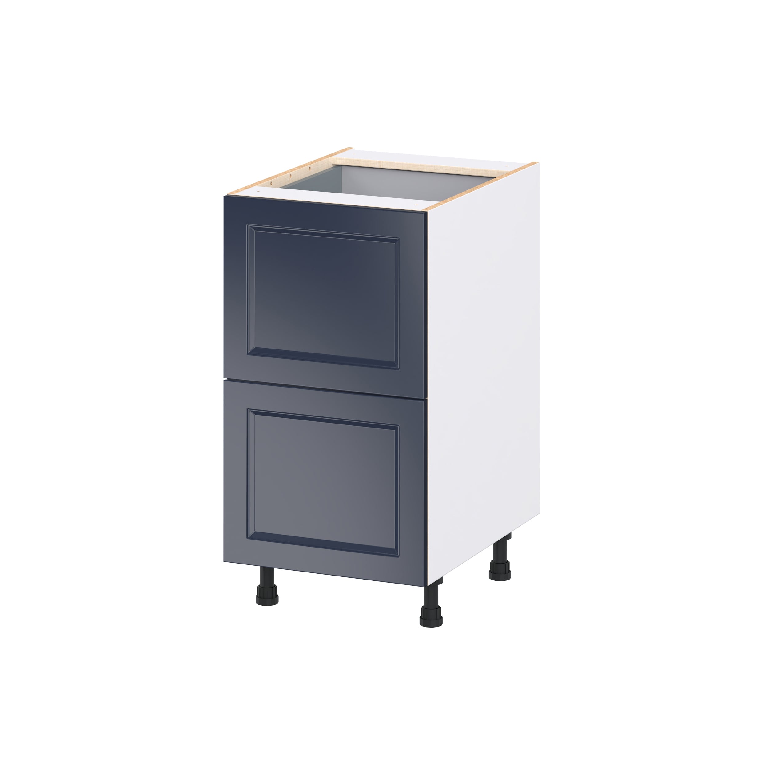 Hugo&Borg DSB2D18I1-LO Lorette 18-in W x 34.5-in H x 24.5-in D Navy Blue 3 -Drawers Drawer Base Fully assembled Cabinet Shaker