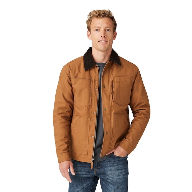Free Country Men's Brown Polyester Panel Jacket (Xx-large) in the Work ...