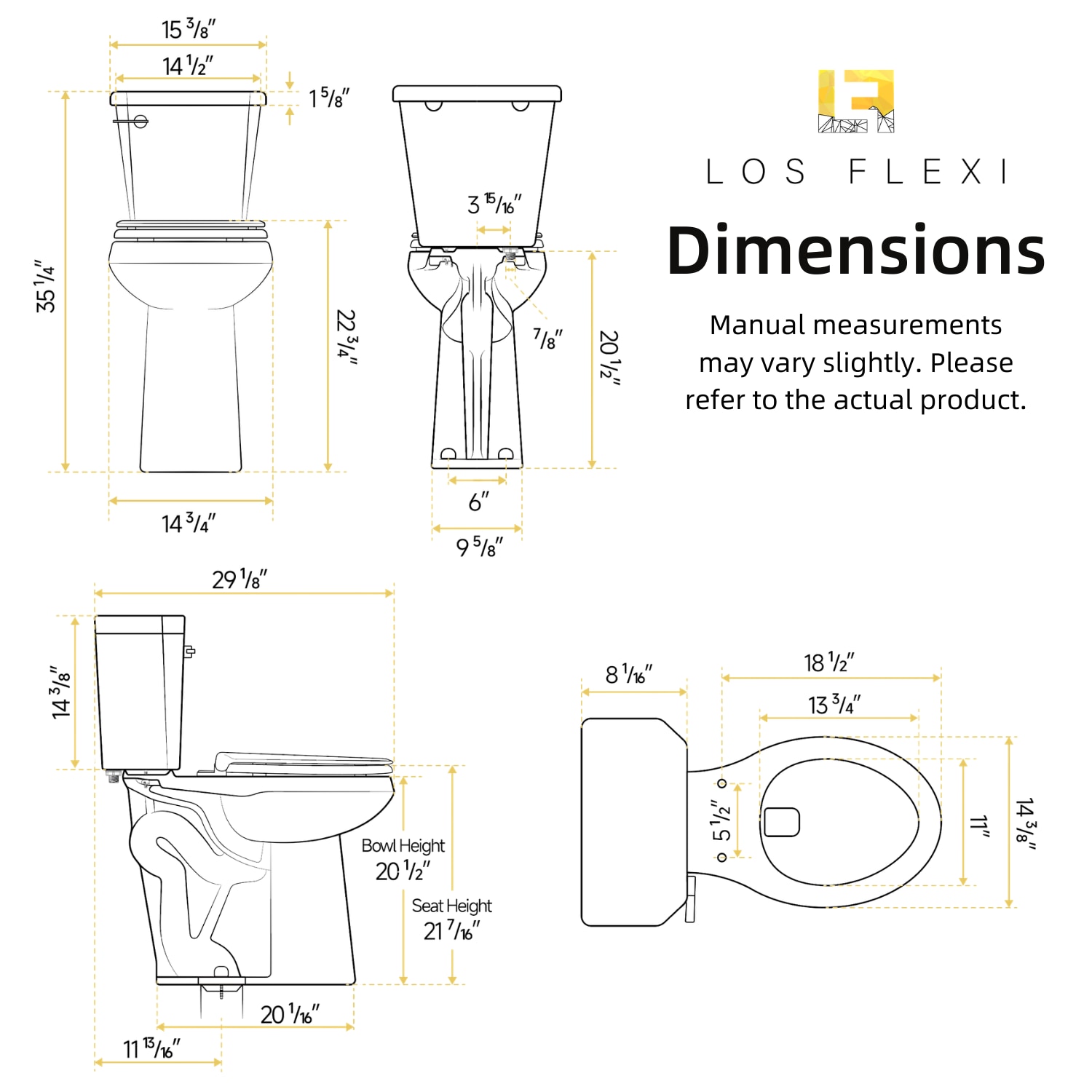 Los Flexi LSLFX22 toilets - View #7