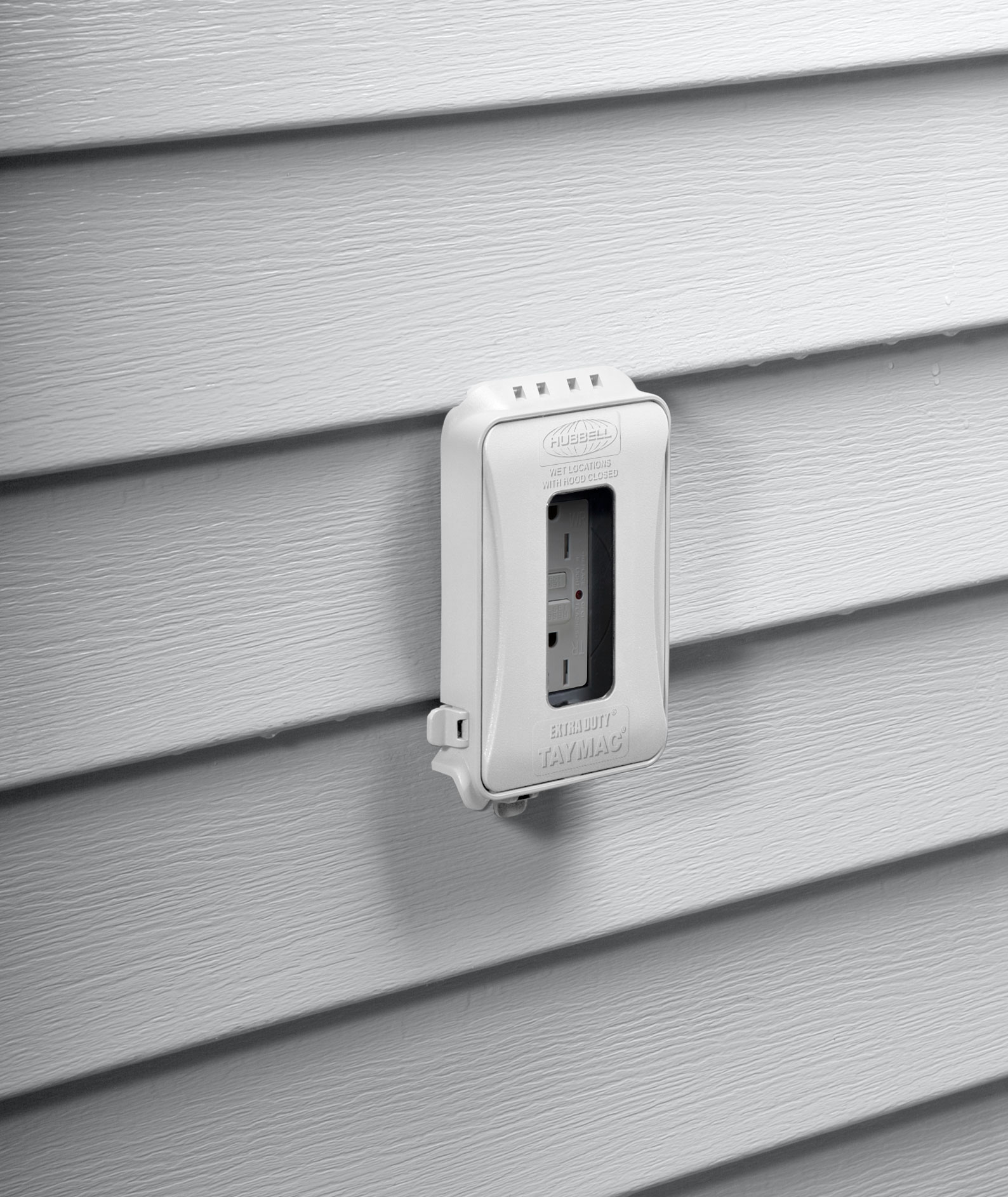 TAYMAC ML500W Single-Gang Mount 16-in-1 Flat Nonmetallic Weatherproof Vertical/Horizontal, 1-Pack, White