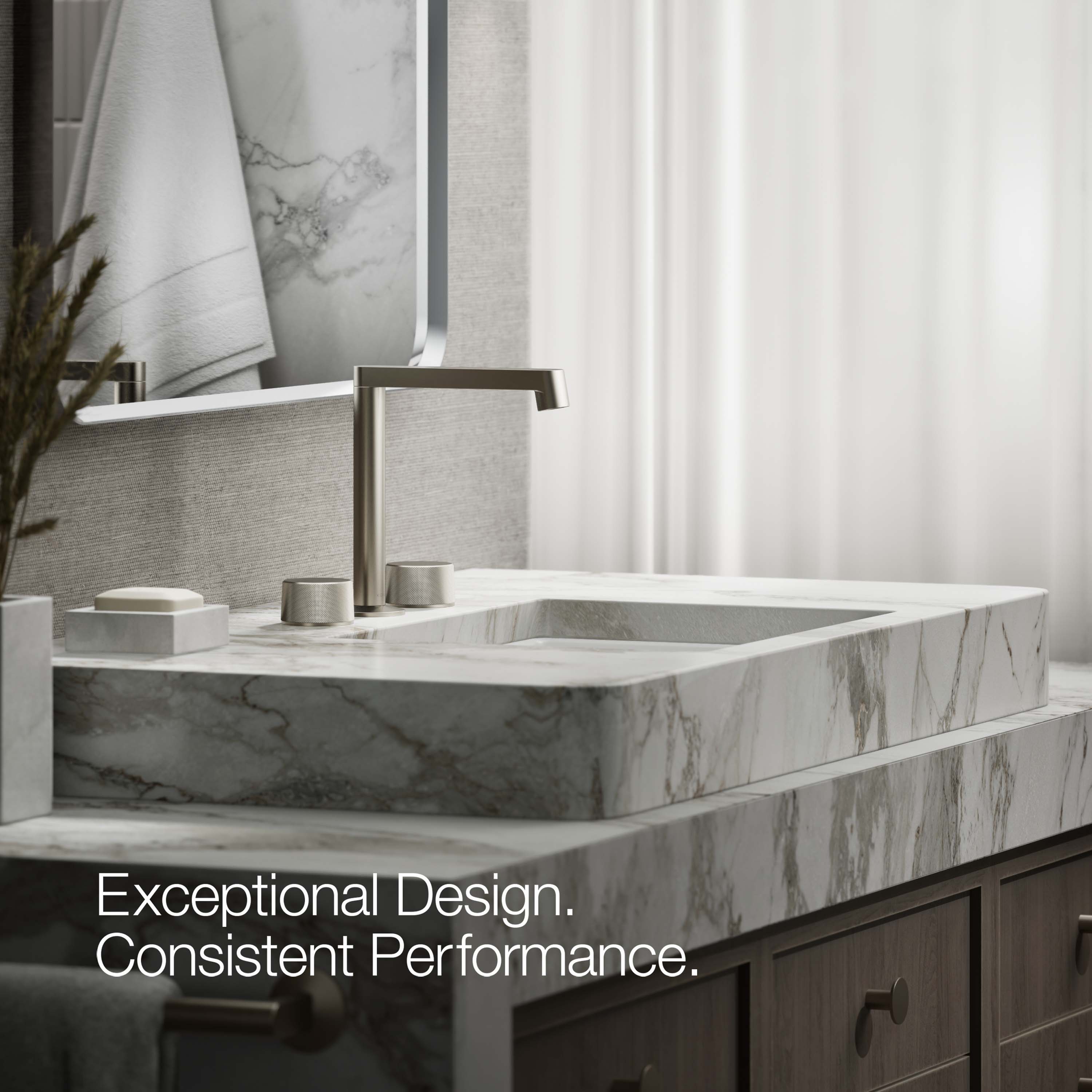 KOHLER K-77974-8-BN Faucet-Tub-Shower-Handles - View #3