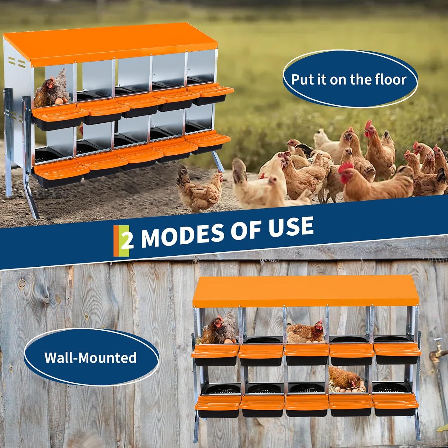 Qeetex GGL-PPG-33CX8L75 Chicken-Coops-Rabbit-Hutches - View #2