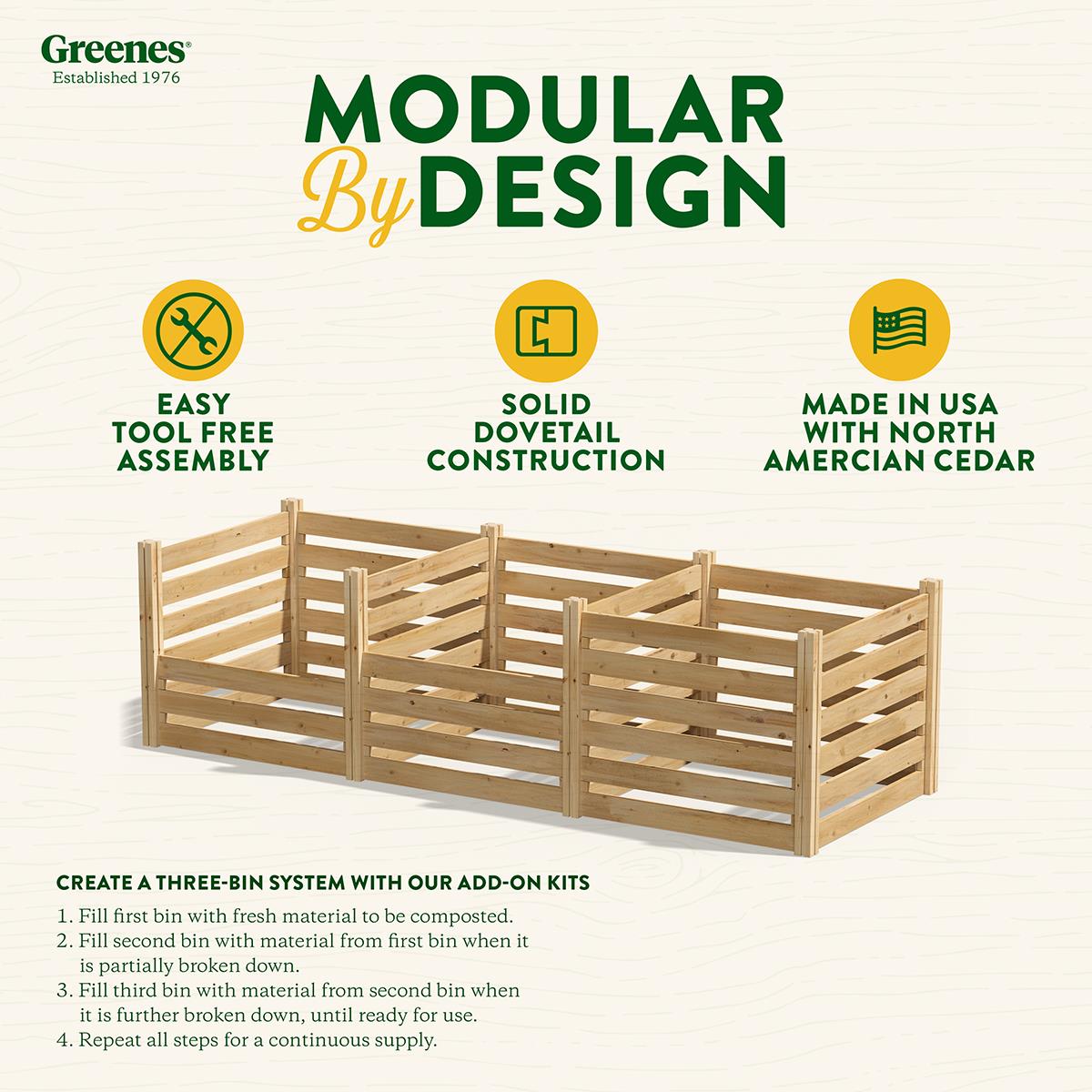 Cedar Compost Bin  Gardener's Supply