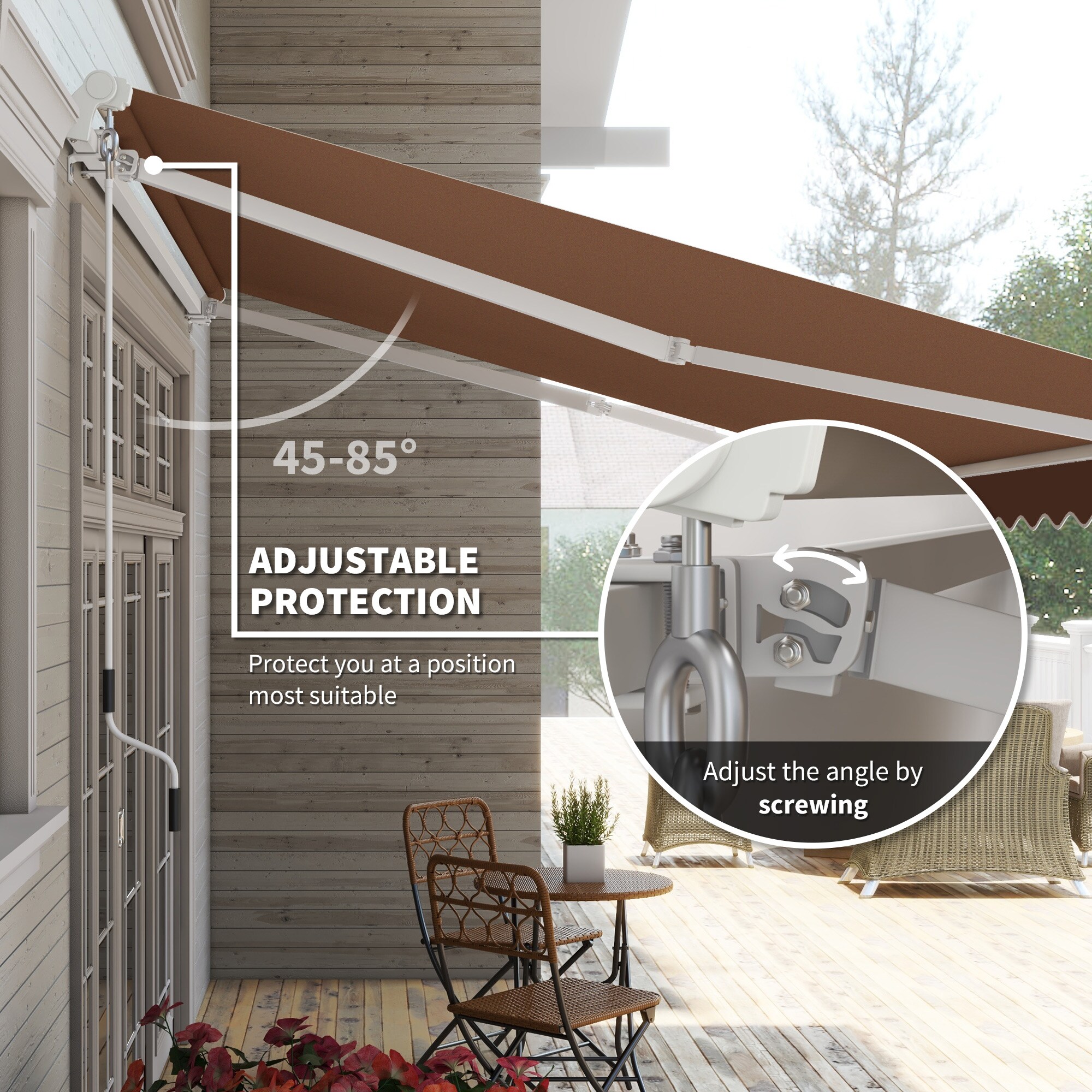 Outsunny 840-207CF awnings - View #4