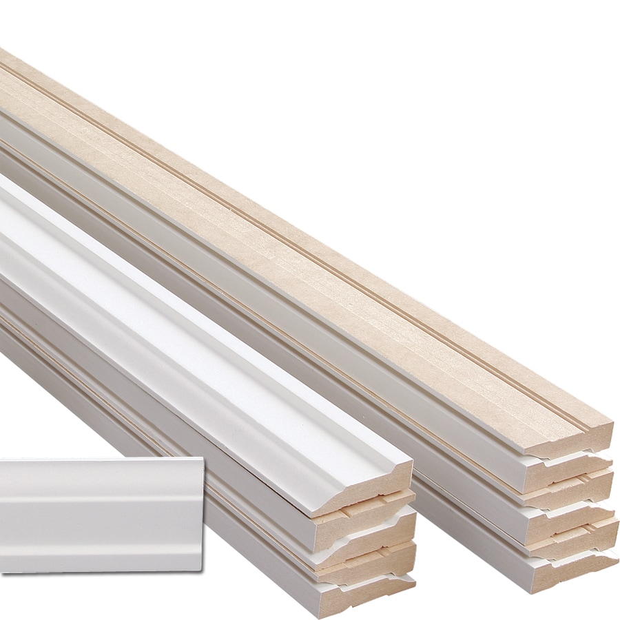 RELIABILT 346-MDF14BD12 9/16-in x 2-1/4-in x 14-ft Primed MDF 346 Casing 12 -Pack