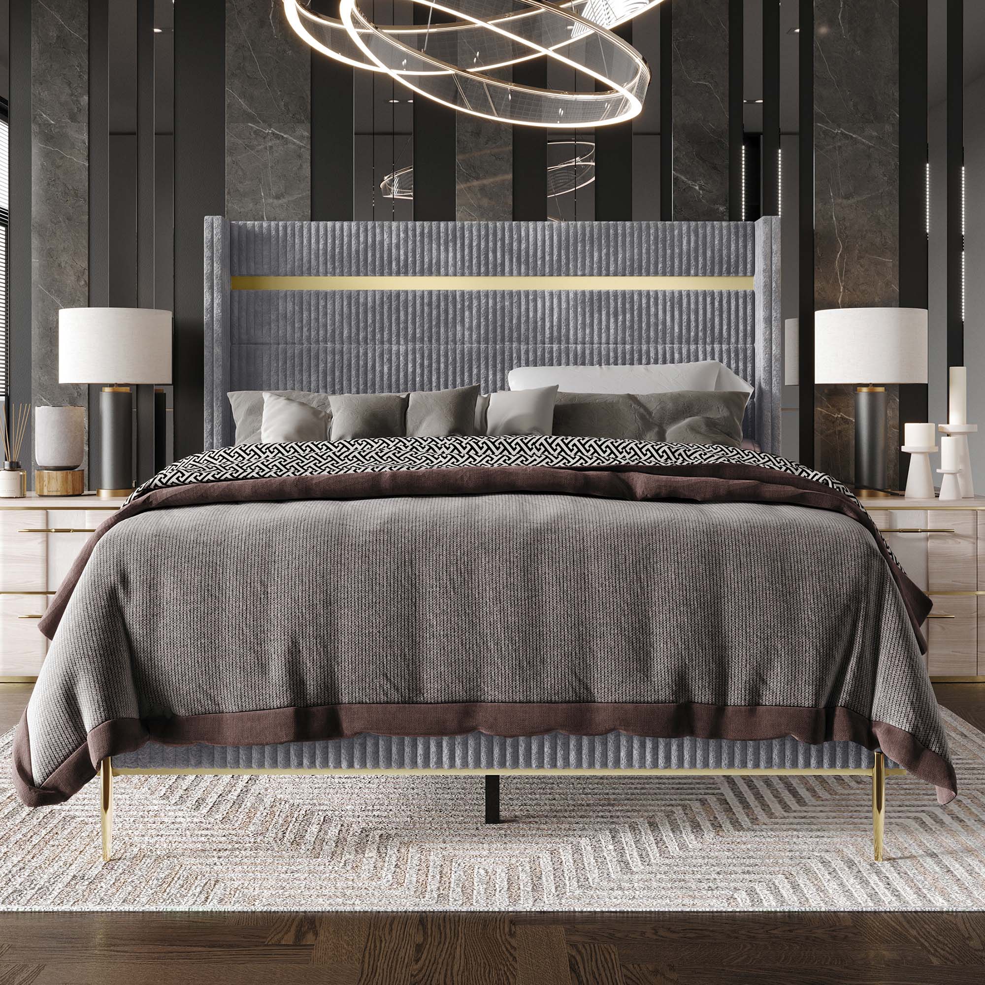 CasePiece C8406TUB-GY-VV beds - View #2
