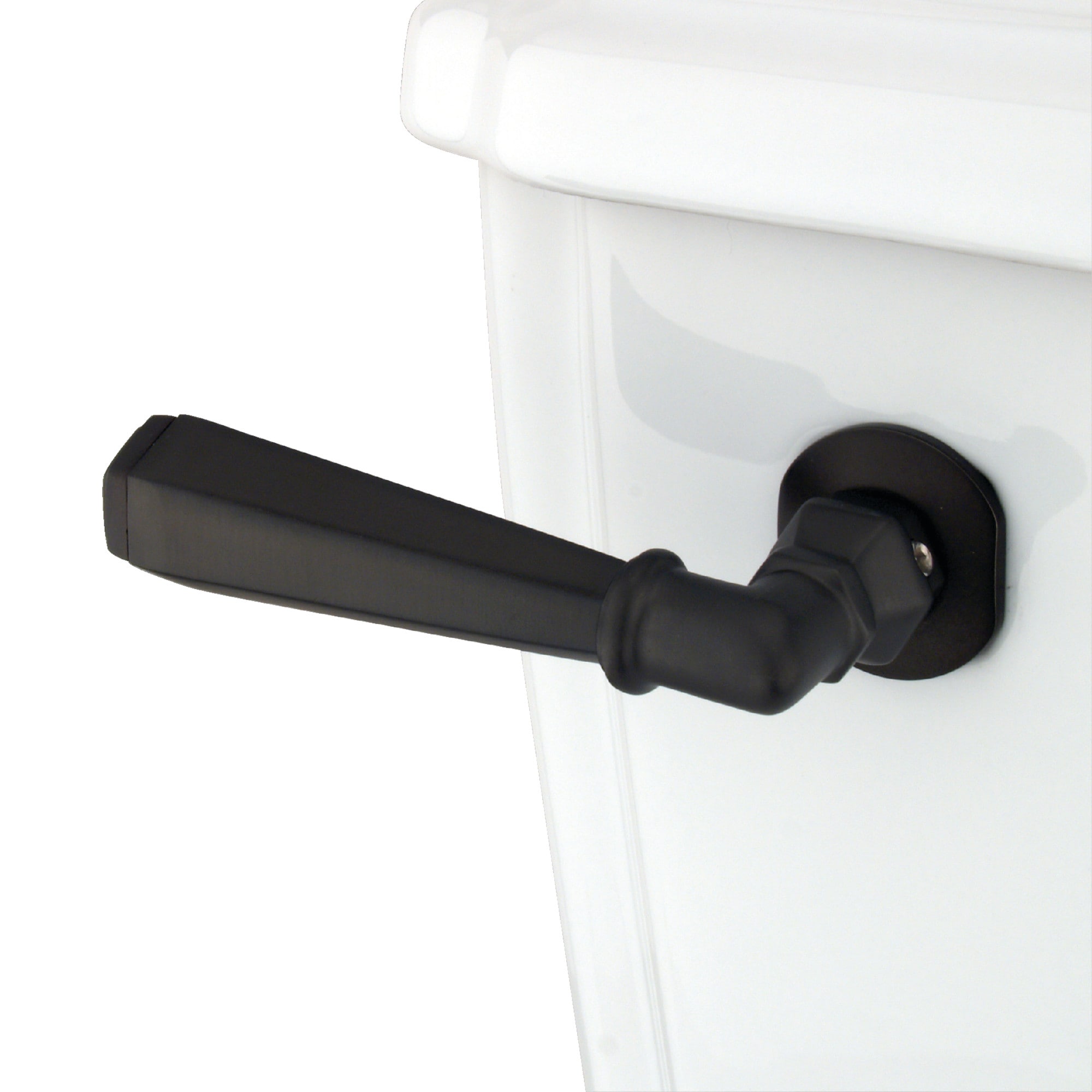 Elements of Design EKTHL5 Metropolitan 8-in Front Mount Oil-rubbed bronze Universal Fit Toilet lever