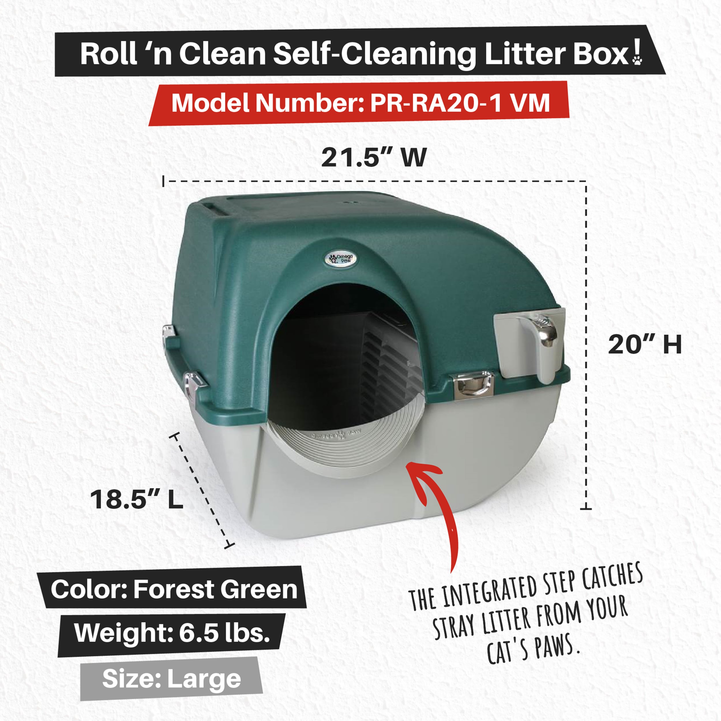 Omega Paw 175091 Cat-Litter-Box - View #2