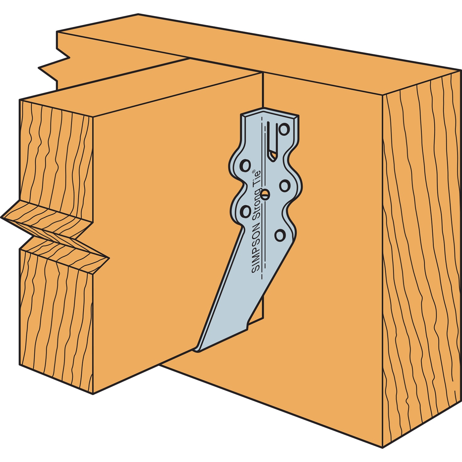 Simpson Strong-Tie LU26 Joist-Hangers - View #2