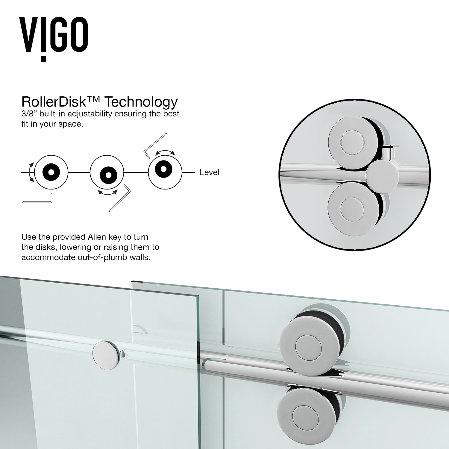 VIGO VG6051CHCL60 Shower-Doors - View #10
