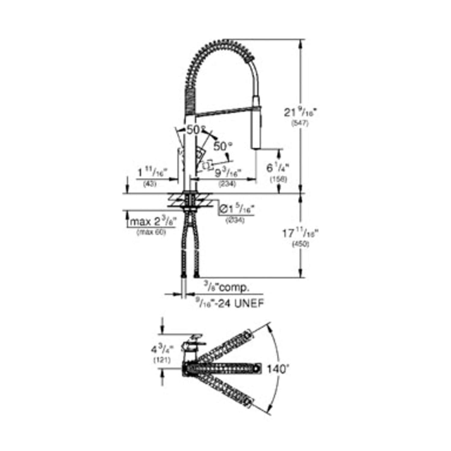 GROHE 31401000 Kitchen-Faucets - View #5
