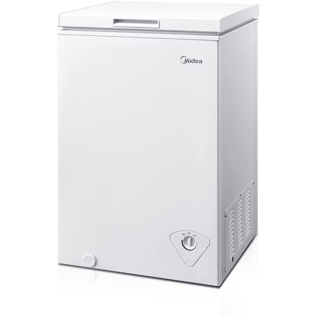 Midea 3.5-cu ft Manual Defrost Chest Freezer (White) in the Chest Freezers  department at