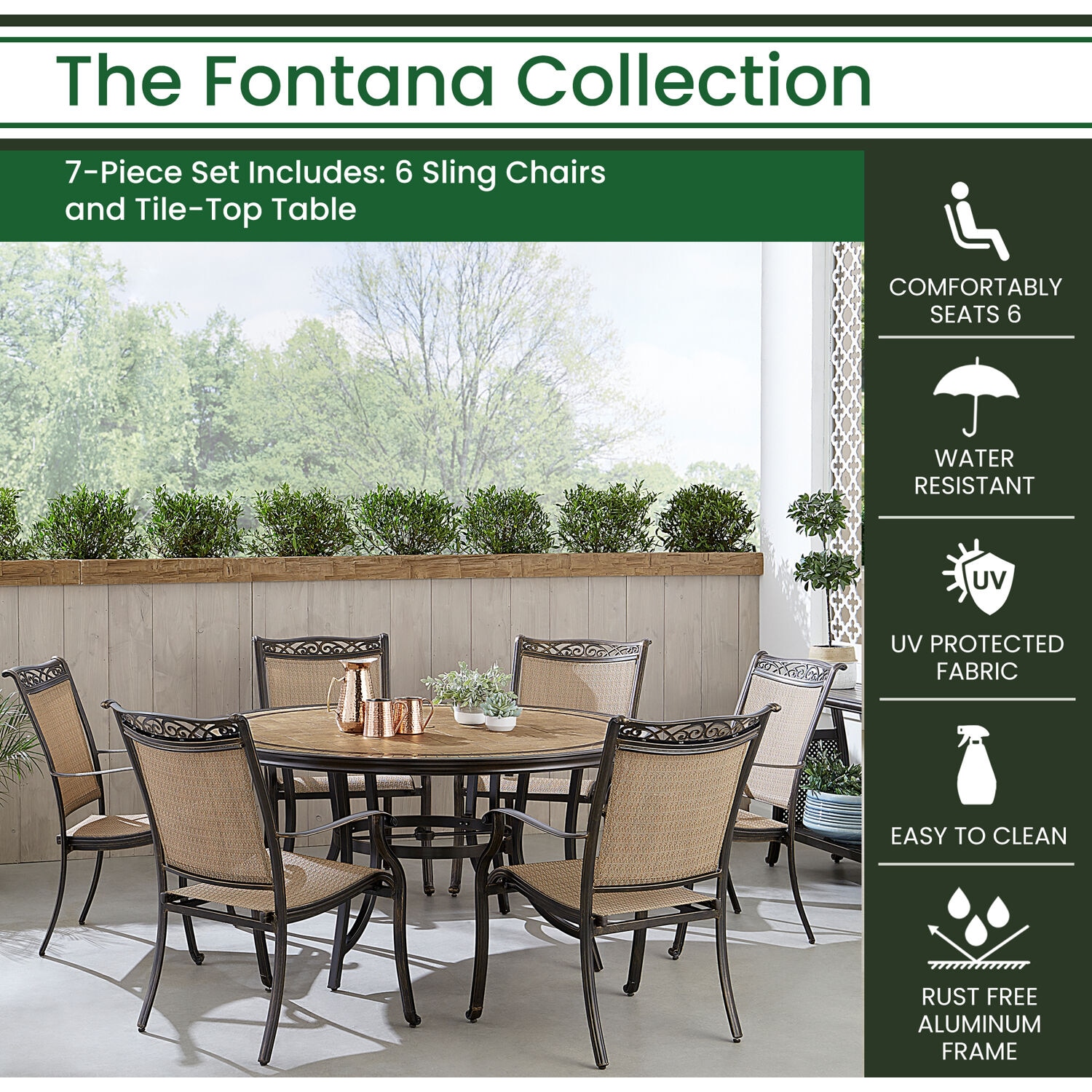 Hanover FNTDN7PCRDTN Patio-Dining-Sets - View #6