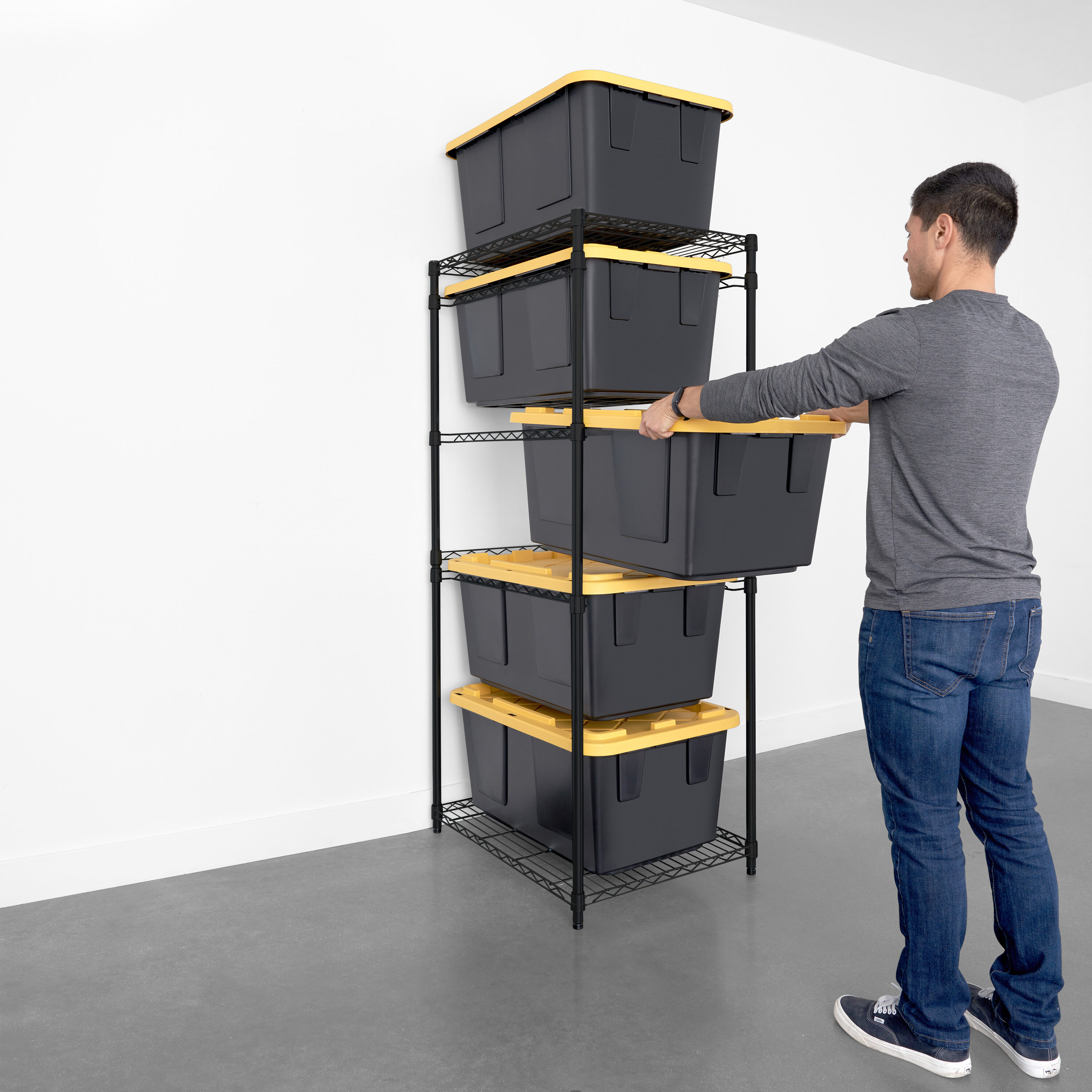 SafeRacks WS-BR27-B5 Free-Standing-Shelving - View #2