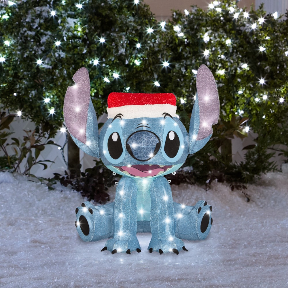 Disney Stitch 27.95-in Licensed Yard Decoration with White LED Lights at