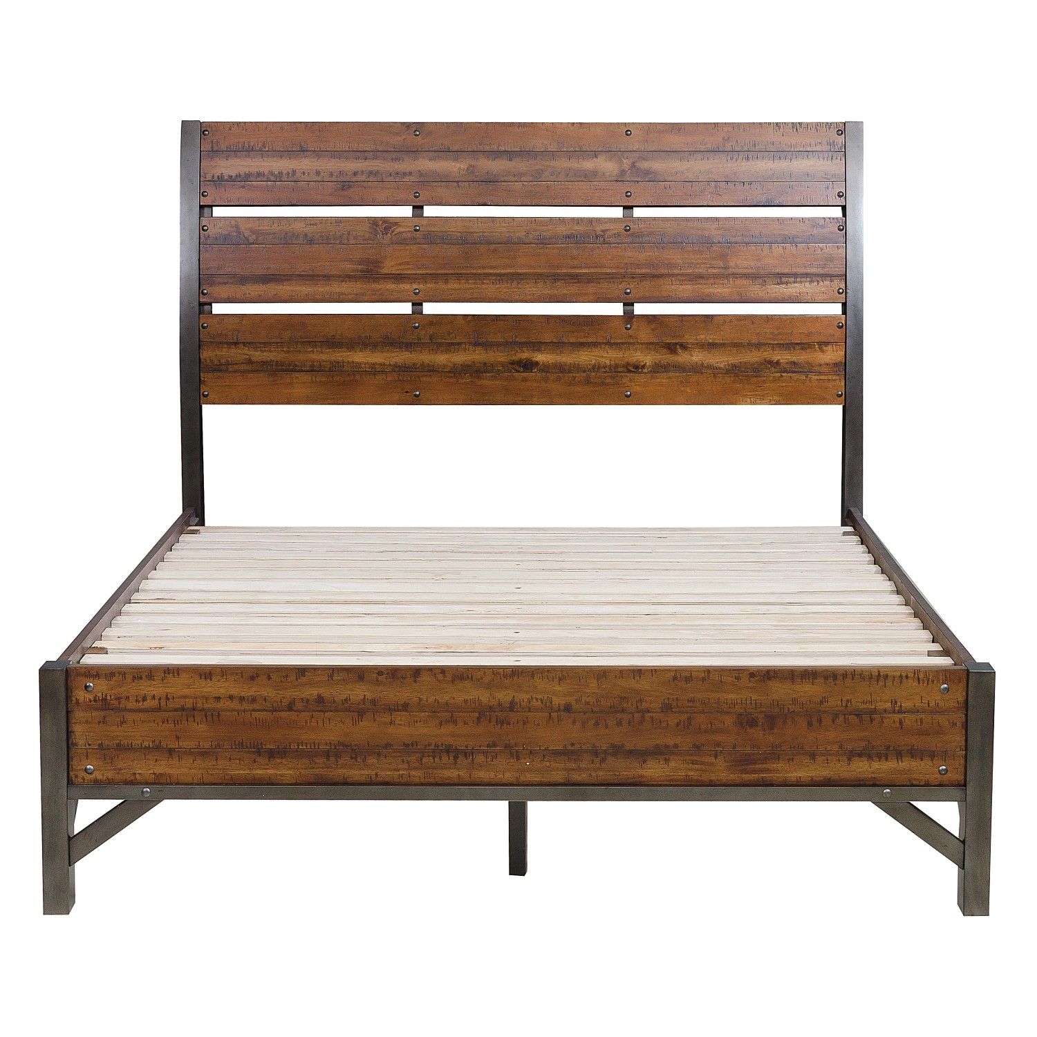 JASMODER B011S00256 Rustic Brown Nightstand