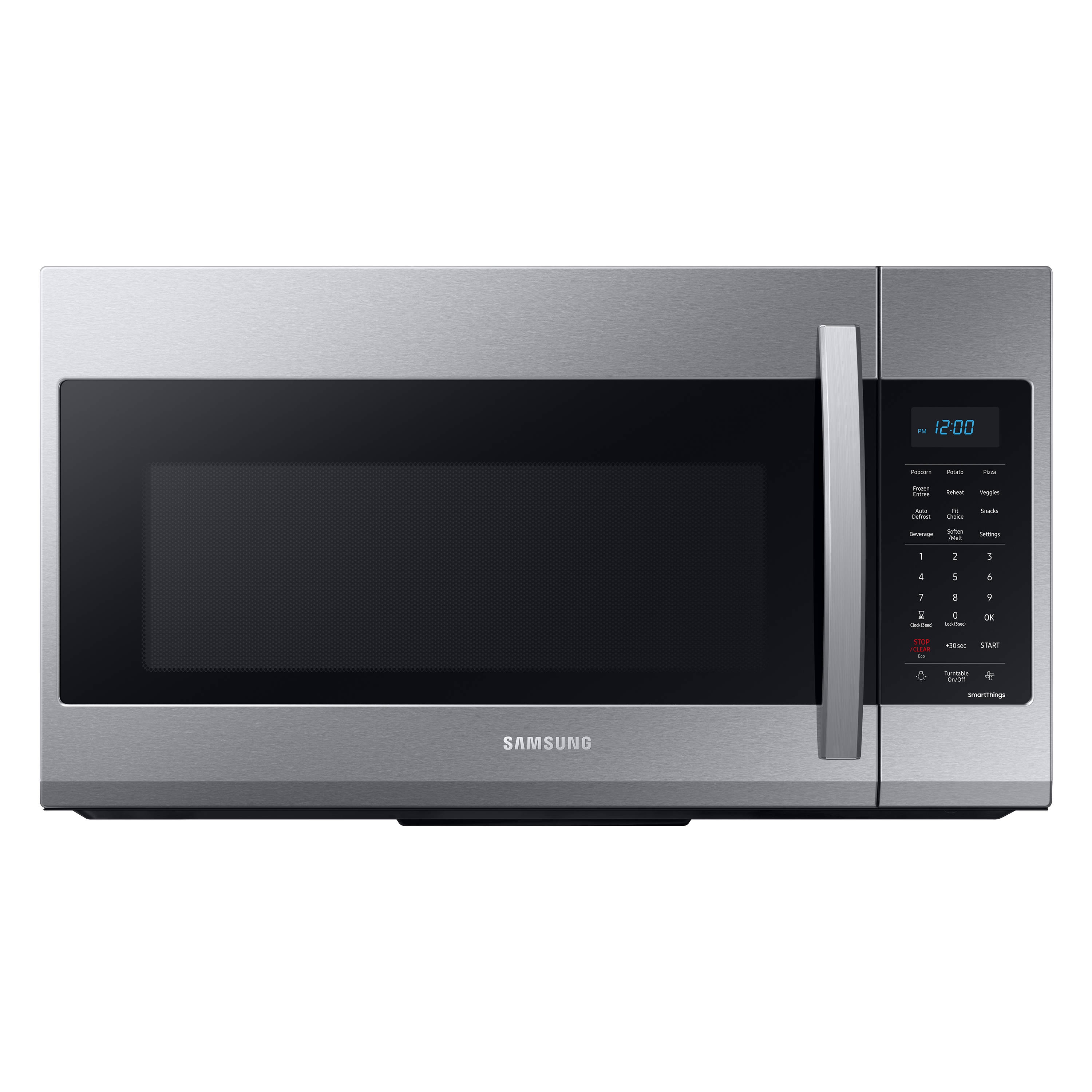 SAMSUNG Horno microondas para encimera con capacidad de 1.9 pies cúbicos,  sensor inteligente, interior fácil de limpiar, 950 vatios de potencia