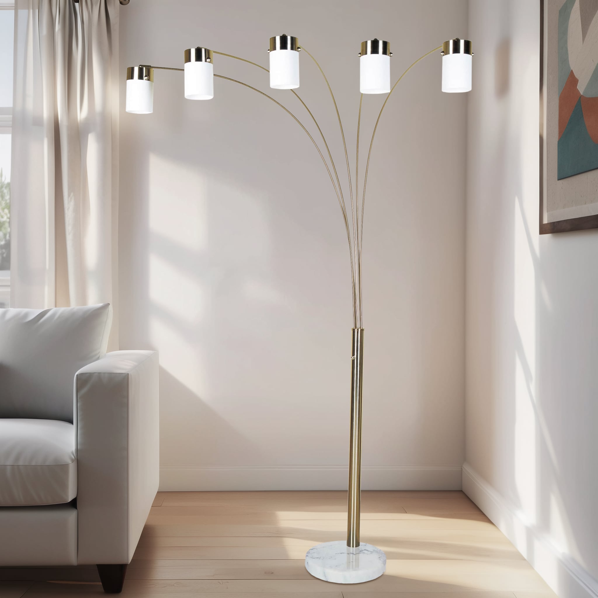 ORE International 3031F5W floorlamps - View #2