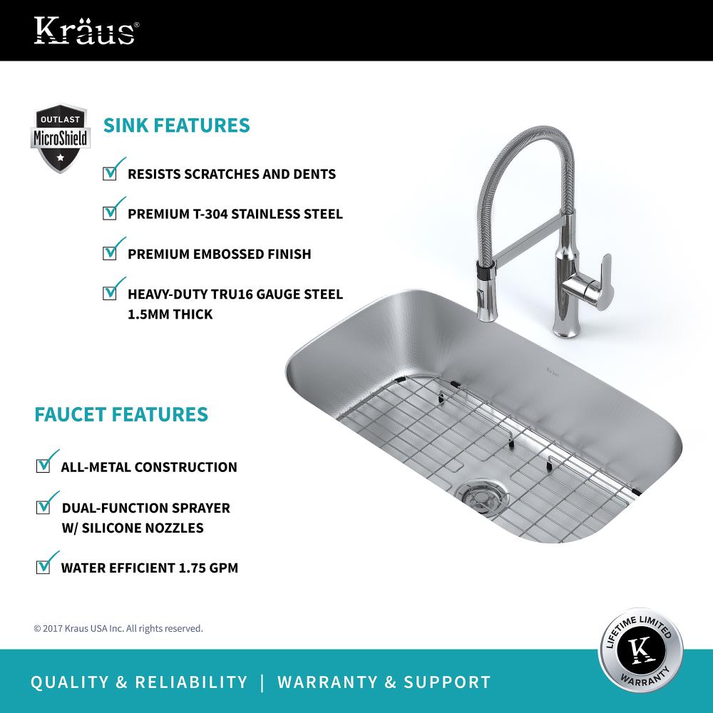 Kraus KBU14E-1640-42CH Kitchen-Sinks - View #4