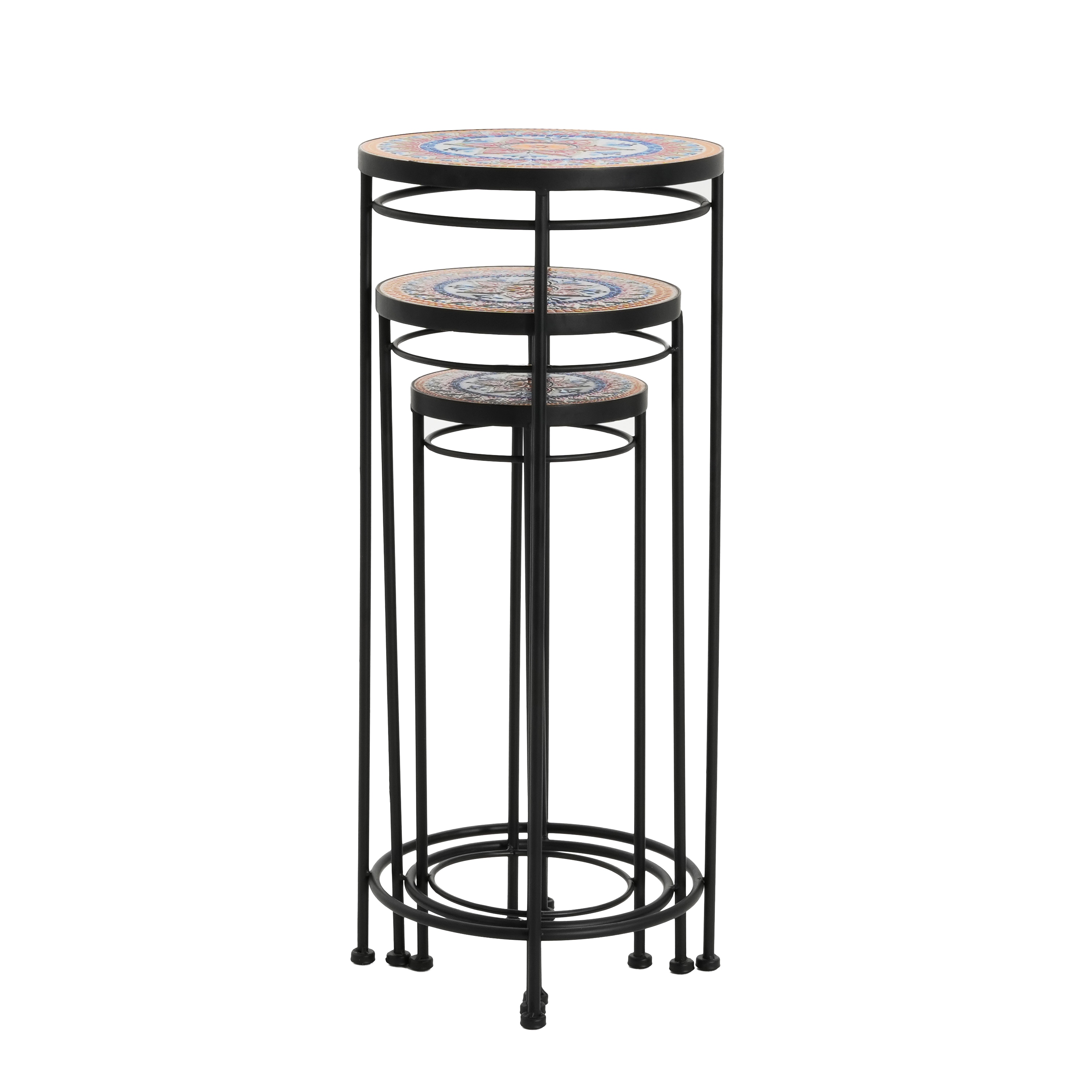 Christopher Knight Home 322916 Ceramic Tile Plant Stands: A Touch of Elegance for Your Garden