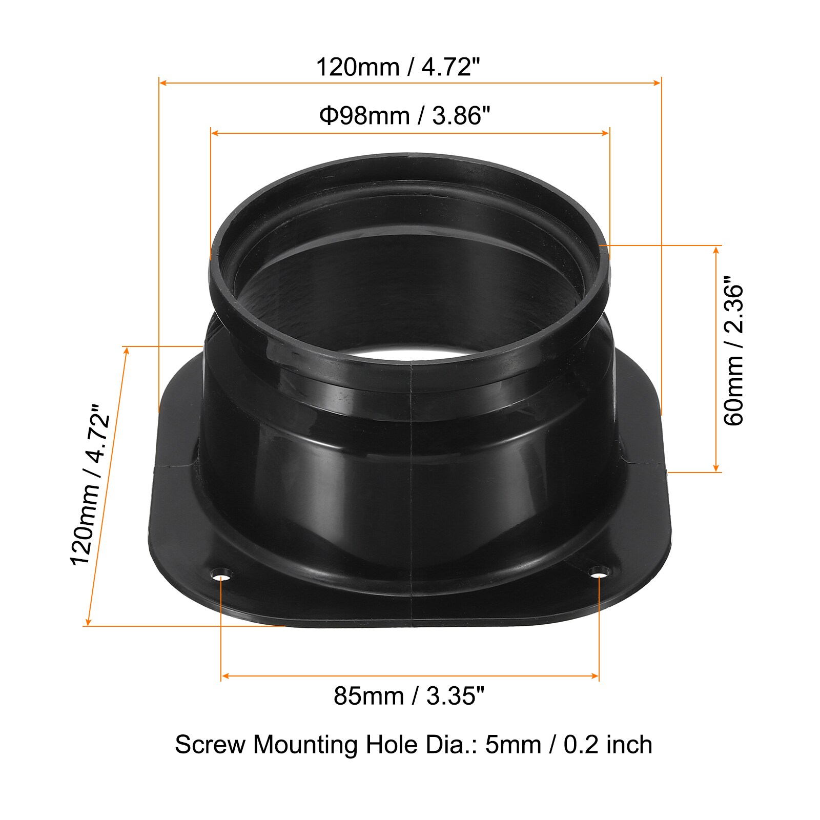 PATIKIL S25093001UX8821 Duct-Boots - View #2