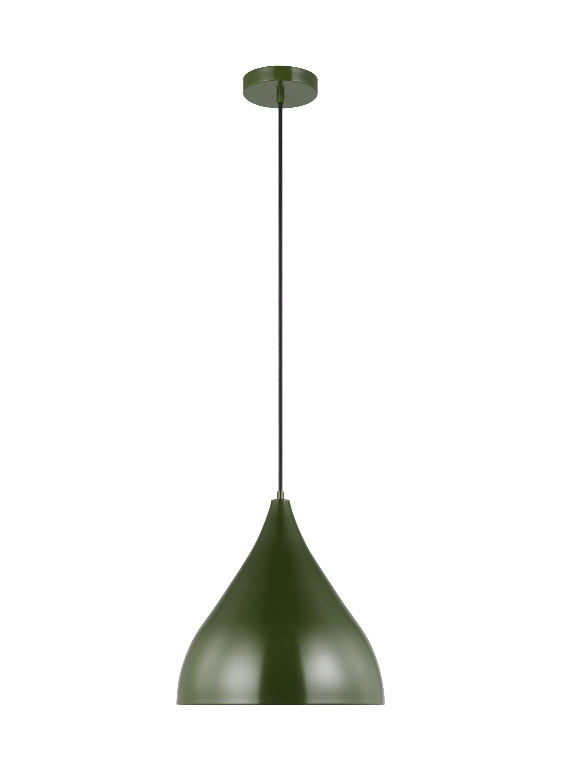 Generation Lighting 6645301-145 Oden Olive Traditional Cone Medium Indoor/Outdoor Hanging Pendant light